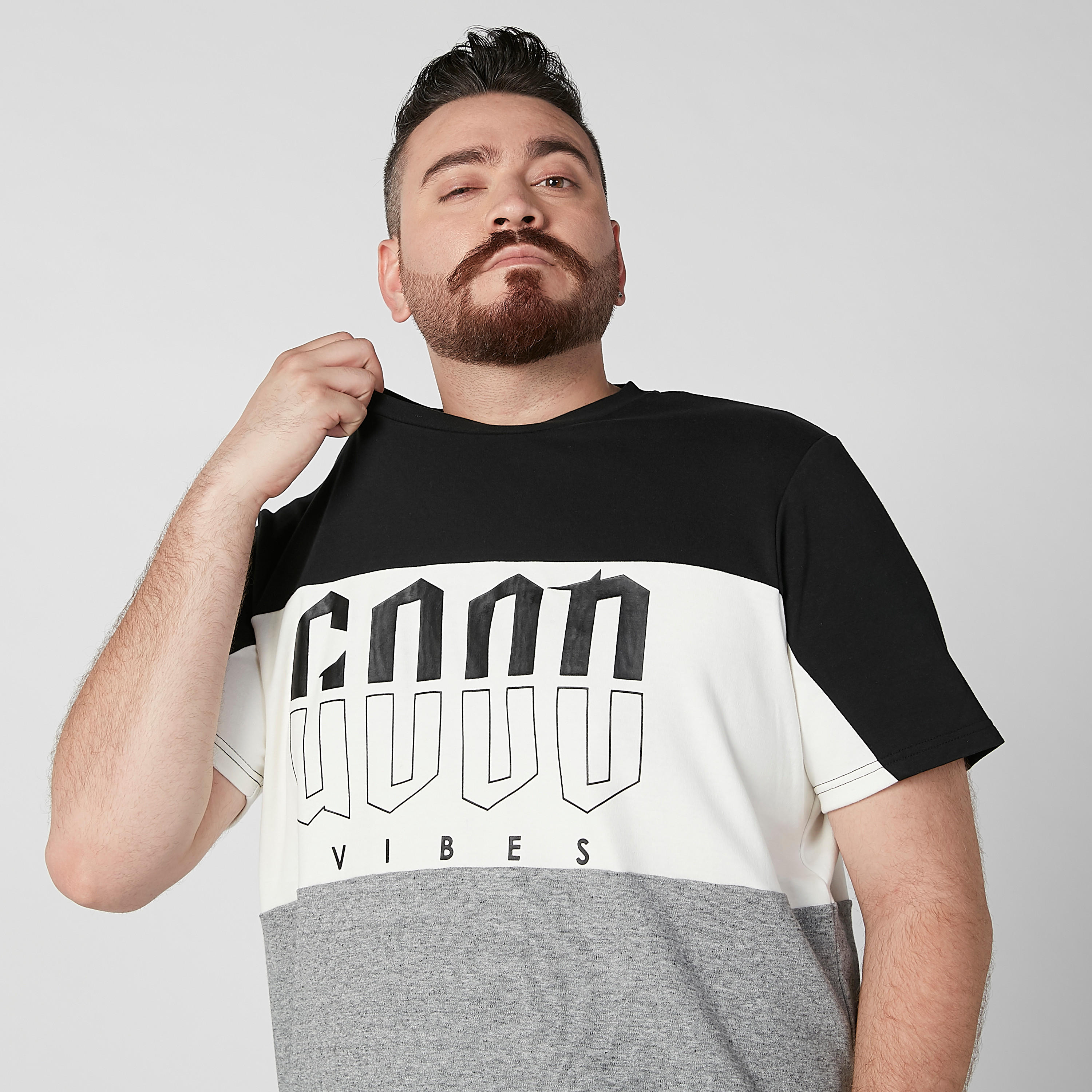 Printed T-shirt with Round Neck and Short Sleeves-men-clothing-tshirtsandpolos-tshirts-image-3