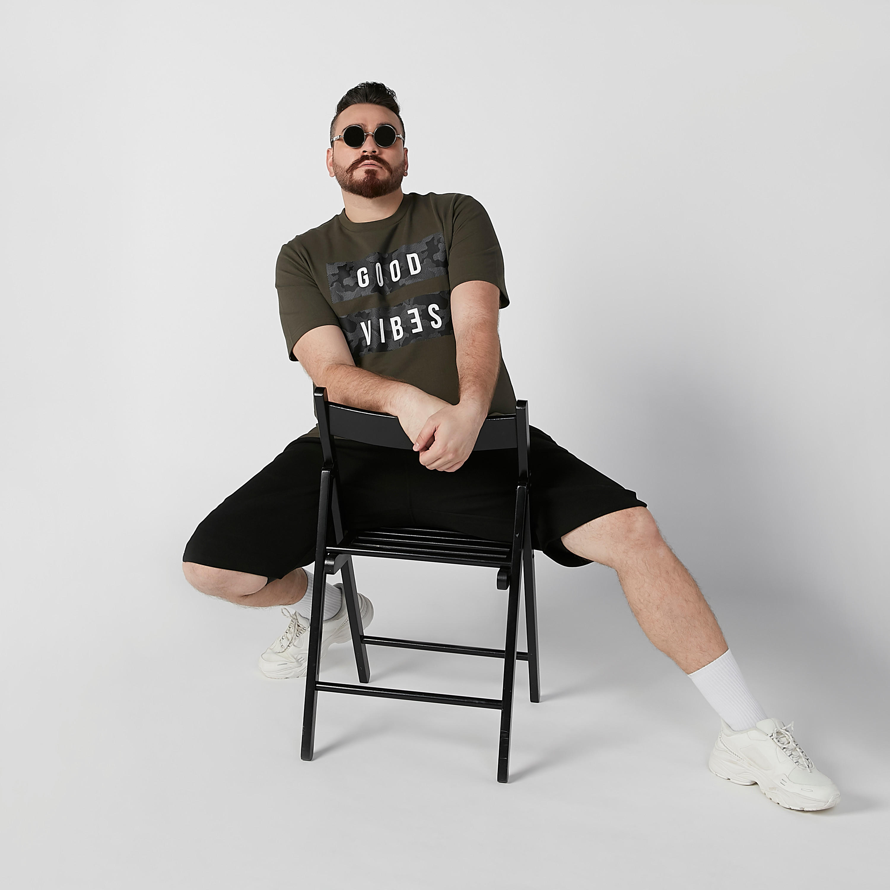 Printed T-shirt with Round Neck and Short Sleeves-men-clothing-tshirtsandpolos-tshirts-image-3