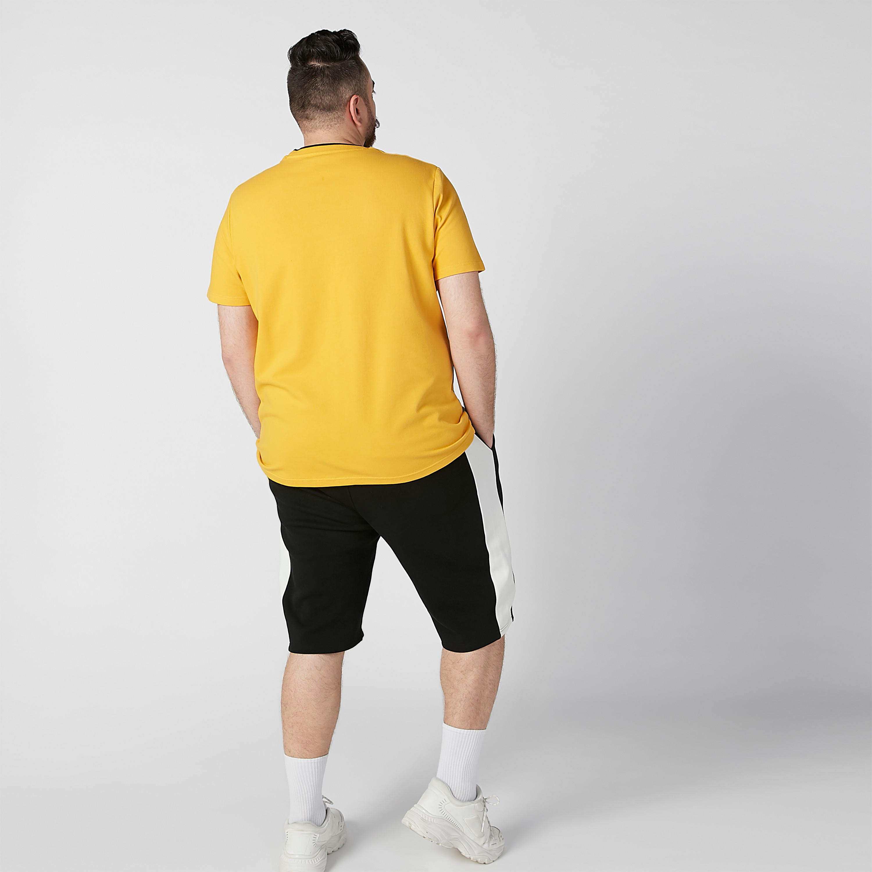 Cut and Sew T-shirt with Round Neck and Short Sleeves-men-clothing-tshirtsandpolos-tshirts-image-4