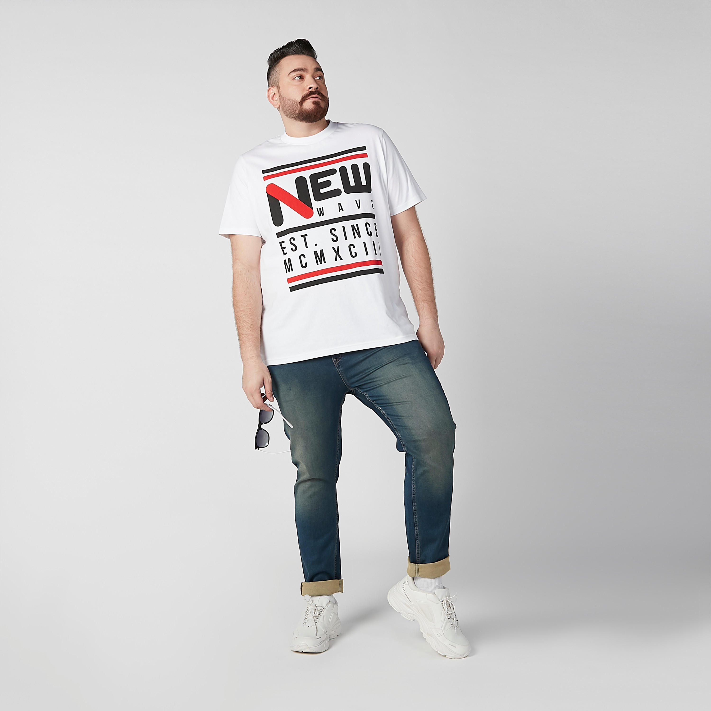 بنطلون مستدام جينز سادة بخصر متوسط الارتفاع وجيوب-men-clothing-bottoms-jeans-image-2