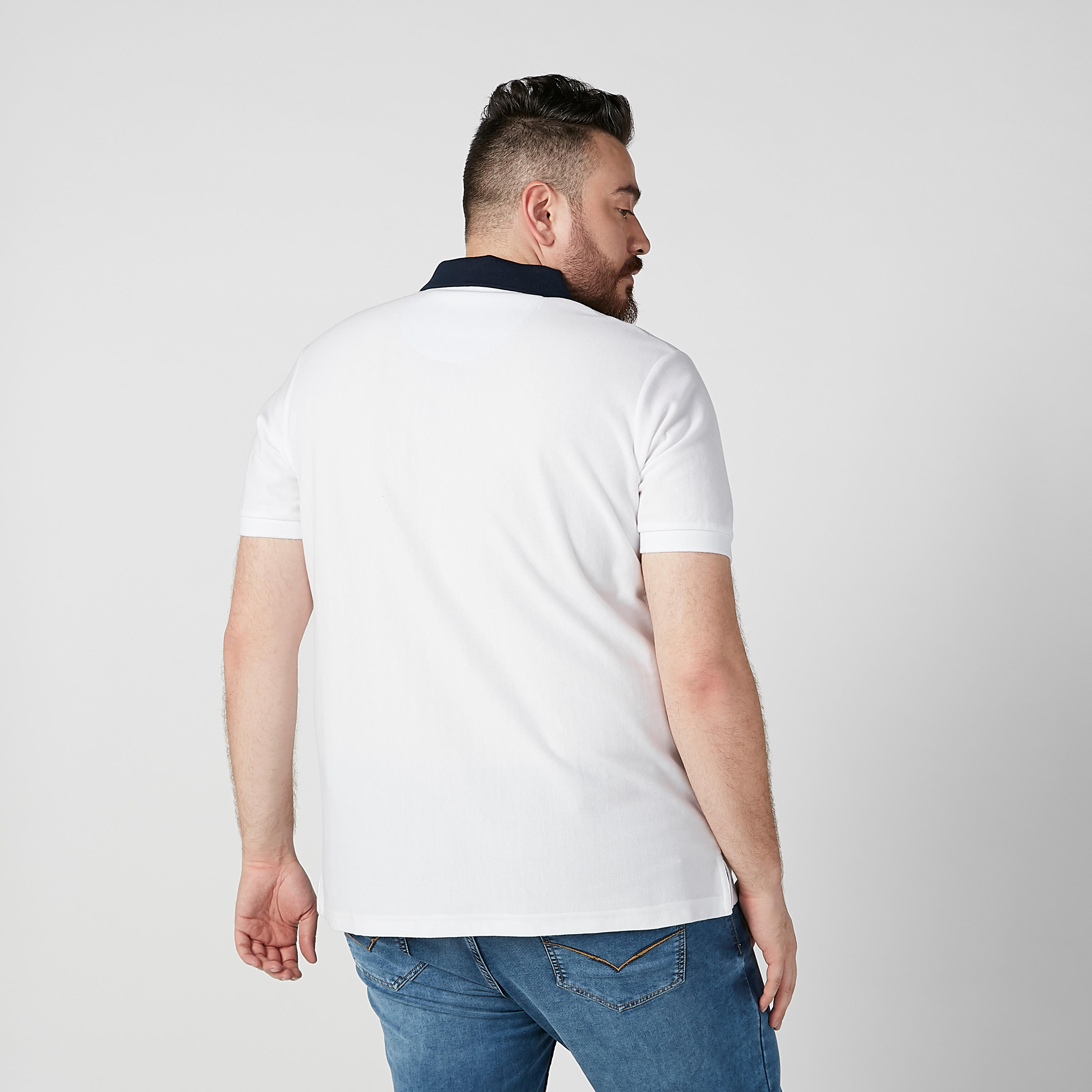تيشيرت بولو مخطط بأكمام قصيرة-men-clothing-tshirtsandpolos-polos-image-3