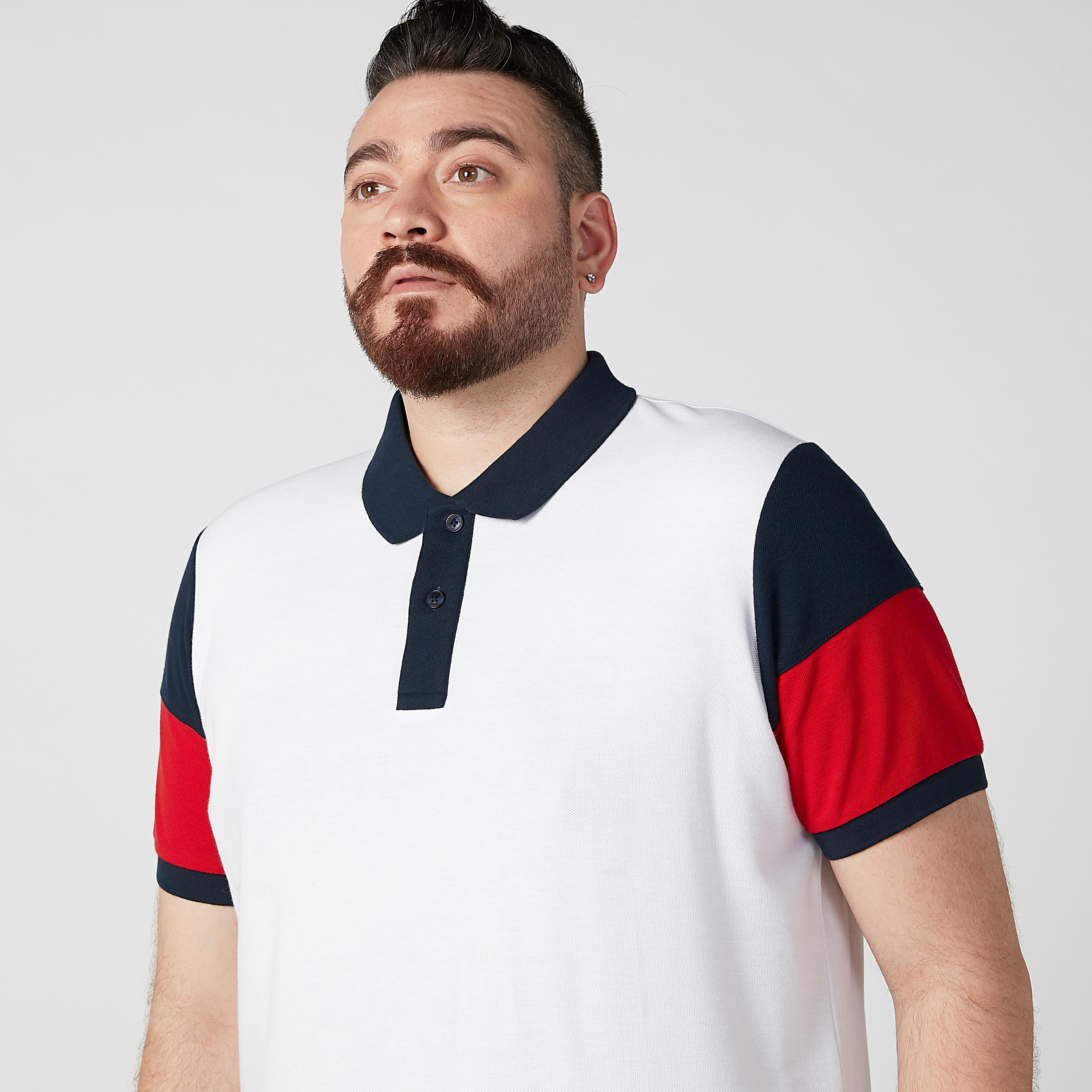 تيشيرت بولو بارز الملمس بأكمام قصيرة-men-clothing-tshirtsandpolos-polos-image-3