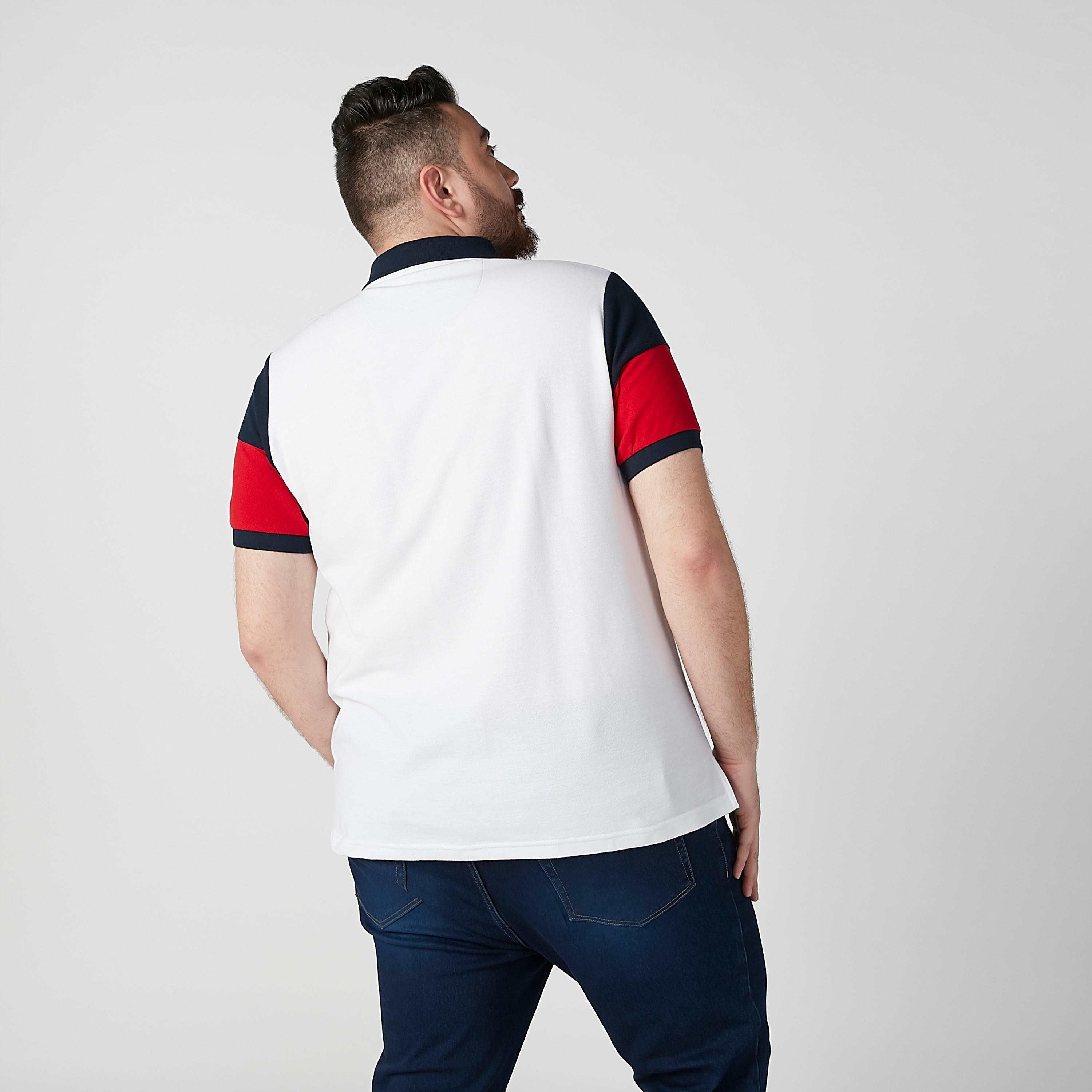 تيشيرت بولو بارز الملمس بأكمام قصيرة-men-clothing-tshirtsandpolos-polos-image-5