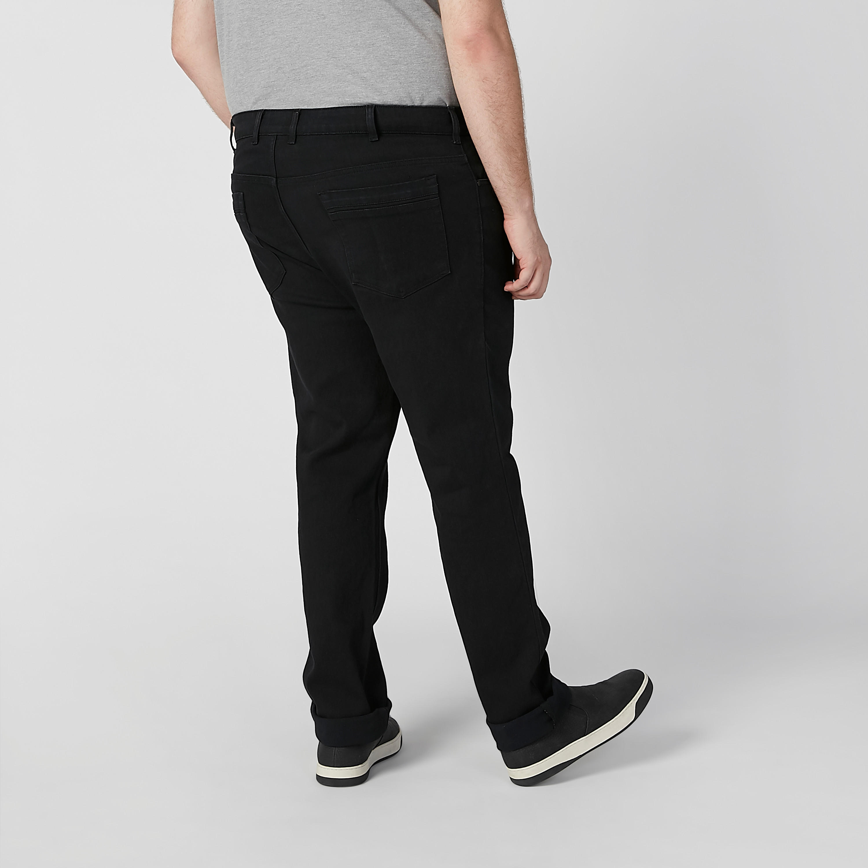 بنطلون جينز سادة بخصر متوسط الارتفاع وجيوب-men-clothing-bottoms-jeans-image-4