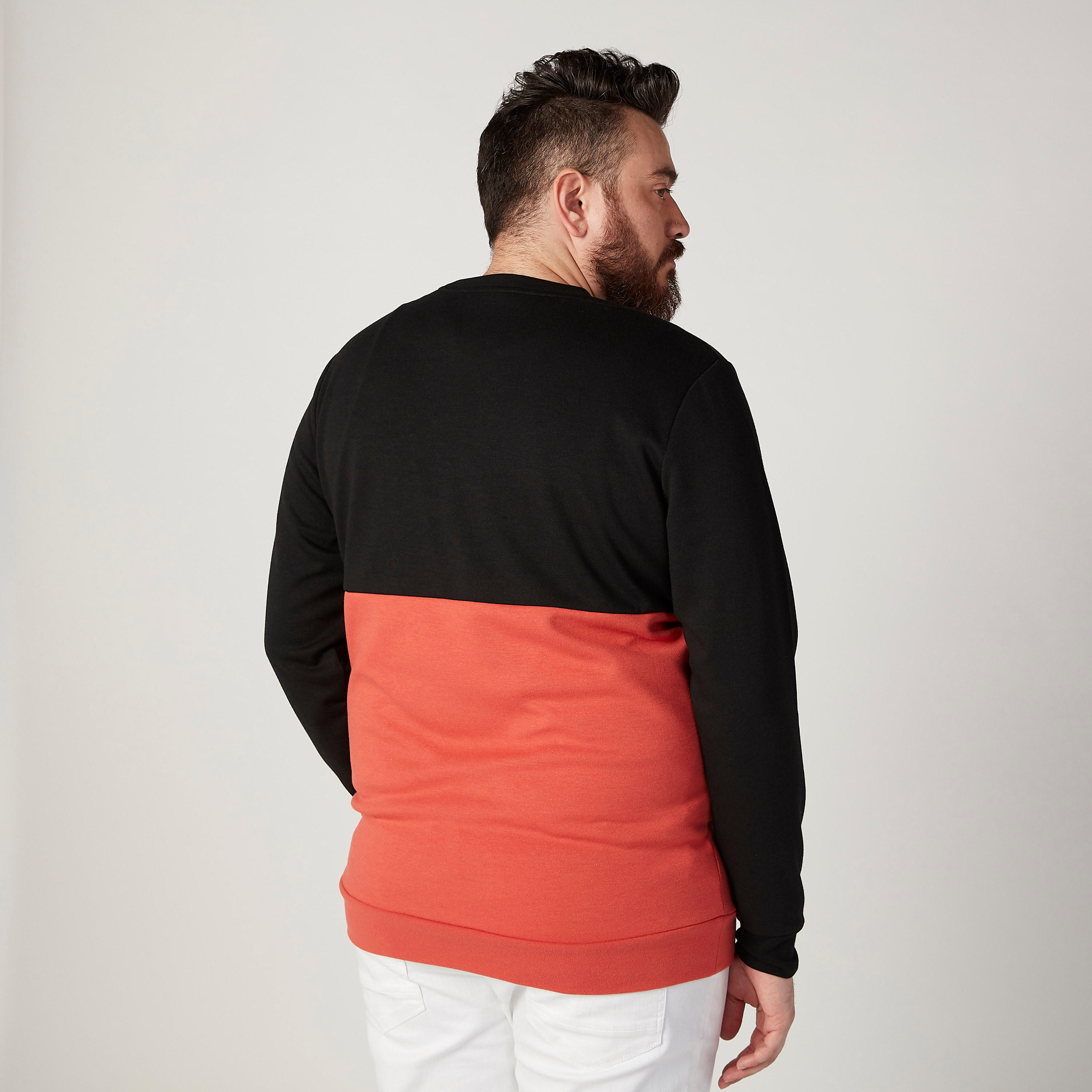 Printed Sweatshirt with Crew Neck and Long Sleeves-men-winterwear-hoodiesandsweatshirts-image-4
