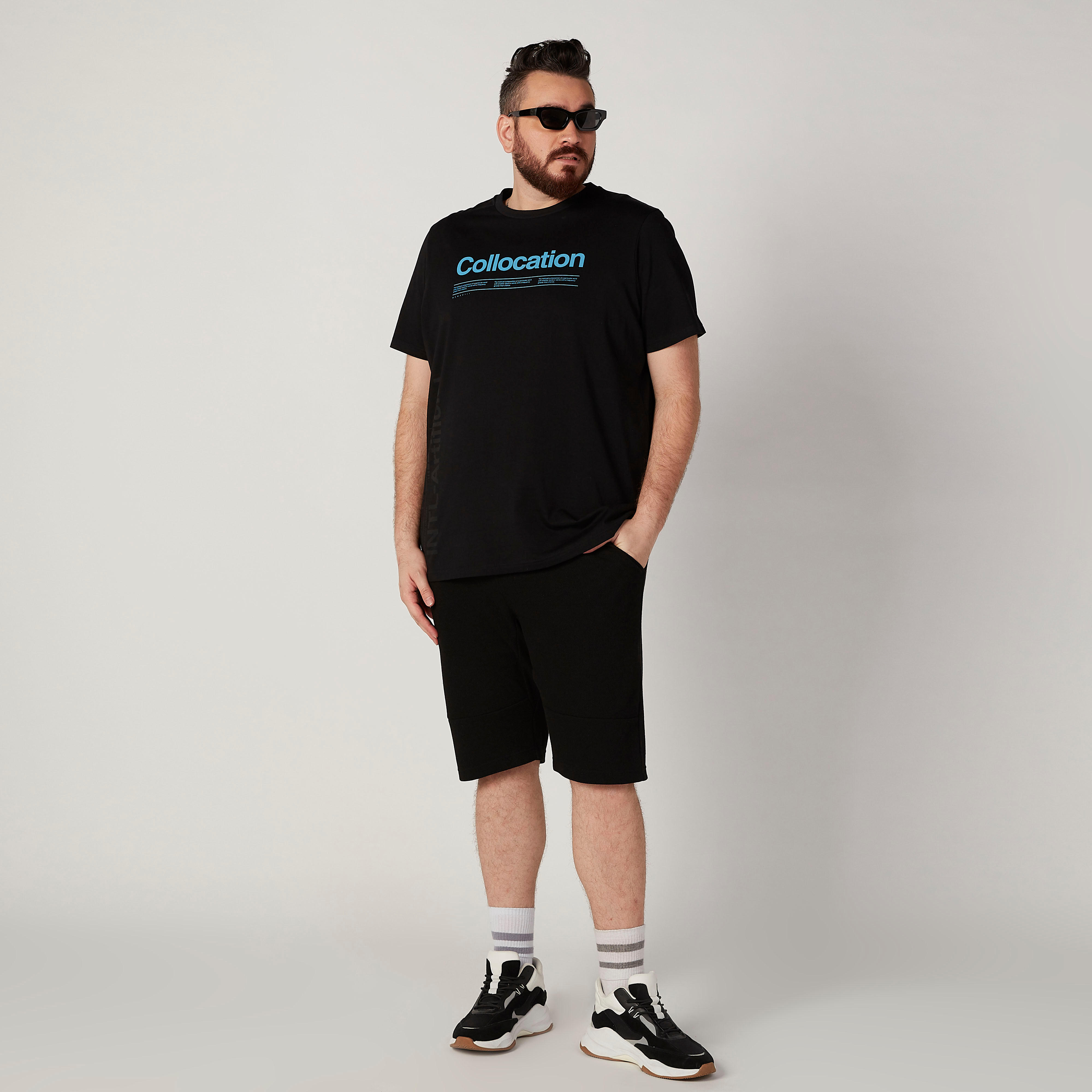 Printed T-shirt with Crew Neck and Short Sleeves-men-clothing-tshirtsandpolos-tshirts-image-2