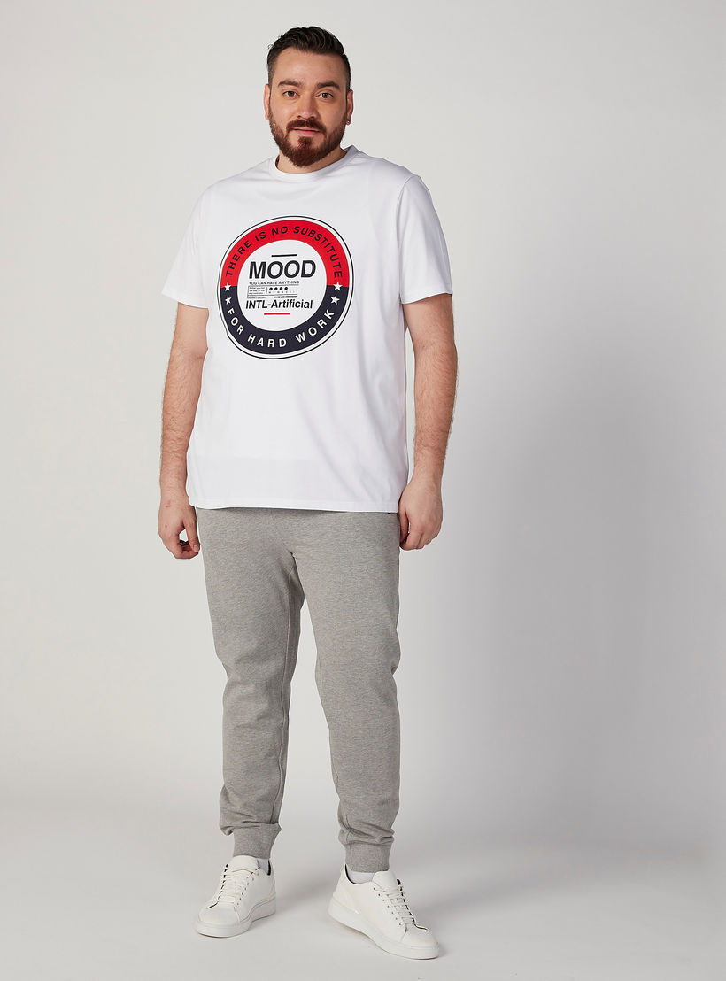 Printed T-shirt with Crew Neck and Short Sleeves-men-clothing-tshirtsandpolos-tshirts-image-2