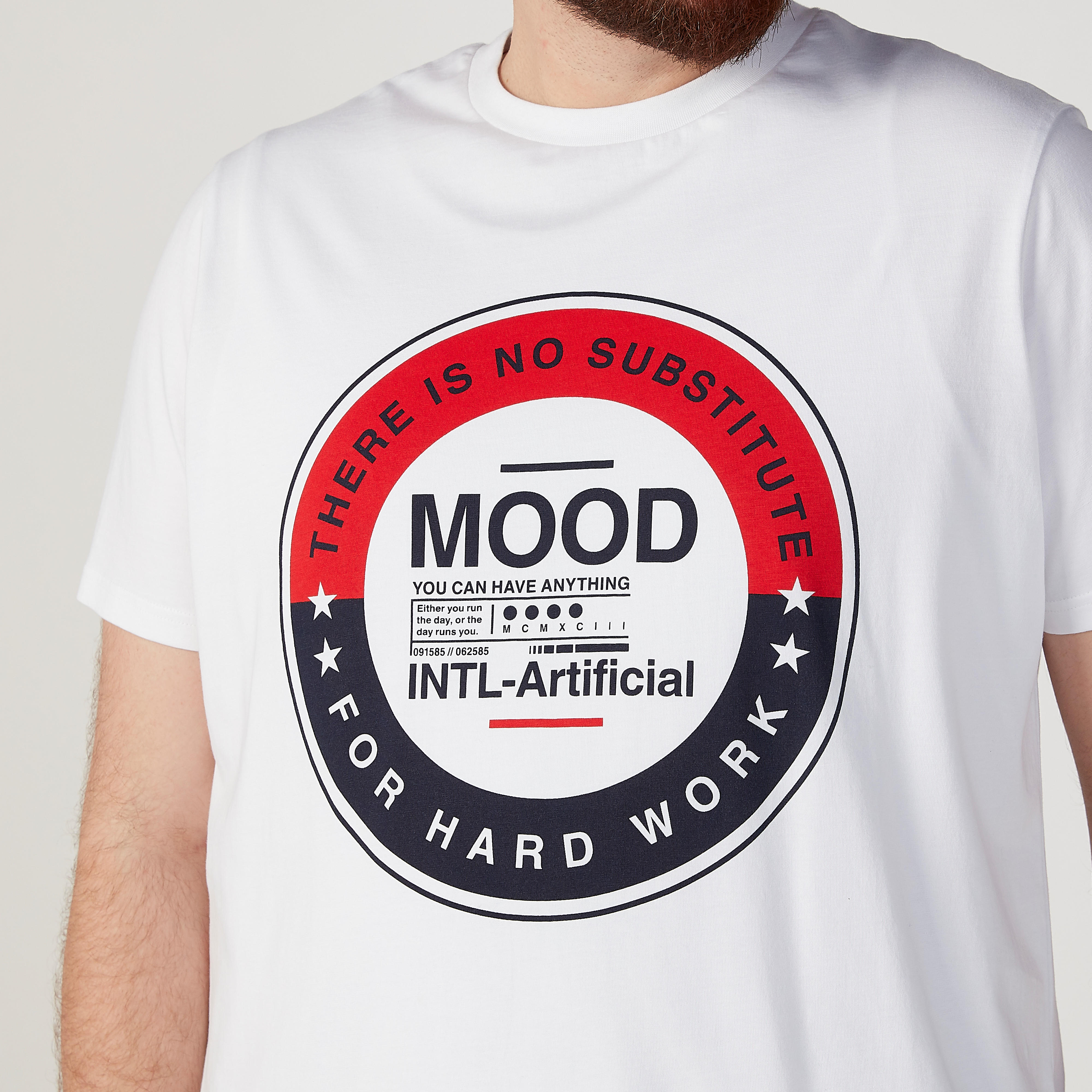 Printed T-shirt with Crew Neck and Short Sleeves-men-clothing-tshirtsandpolos-tshirts-image-3