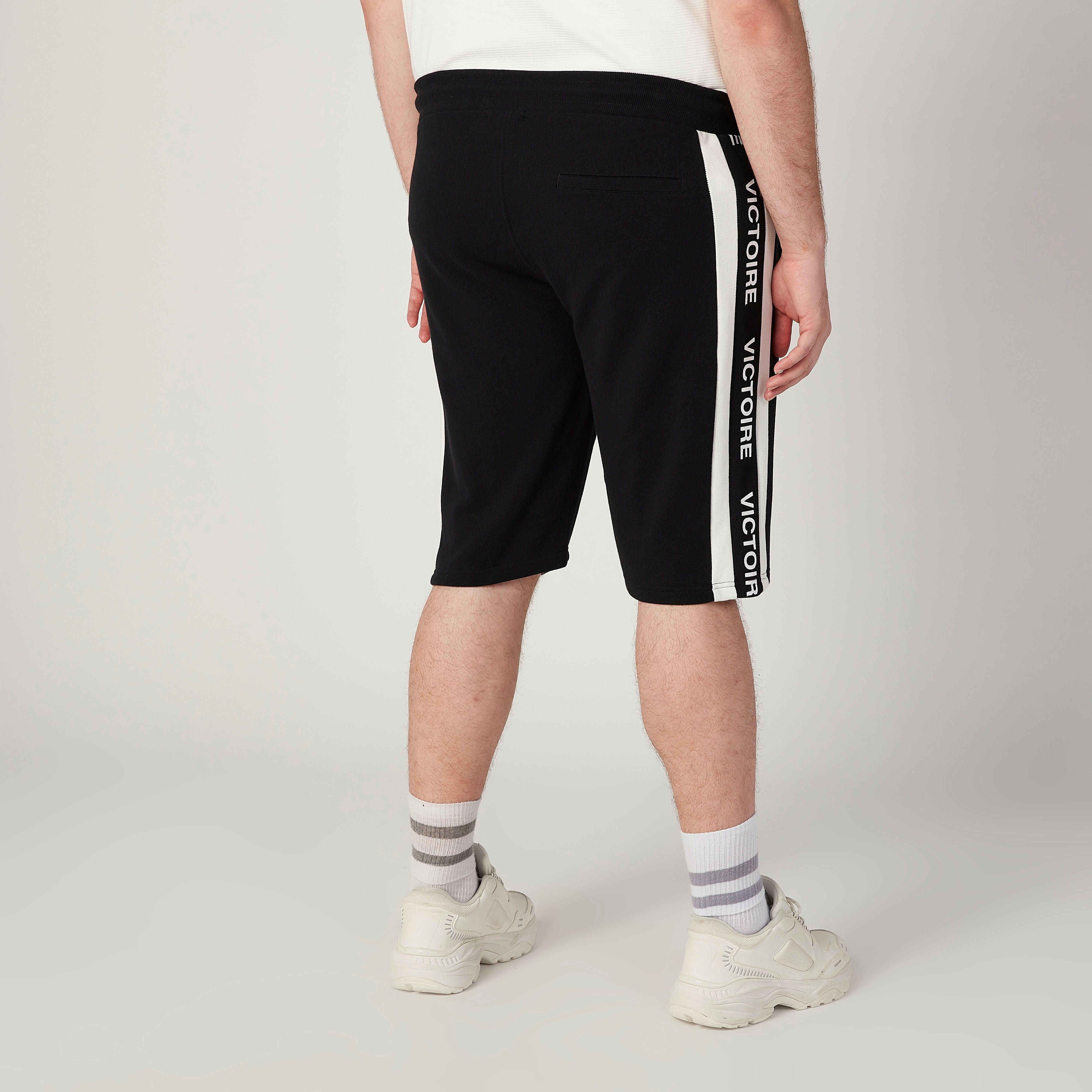 Printed Mid-Rise Shorts with Drawstring Waistband-men-clothing-bottoms-shorts-image-4
