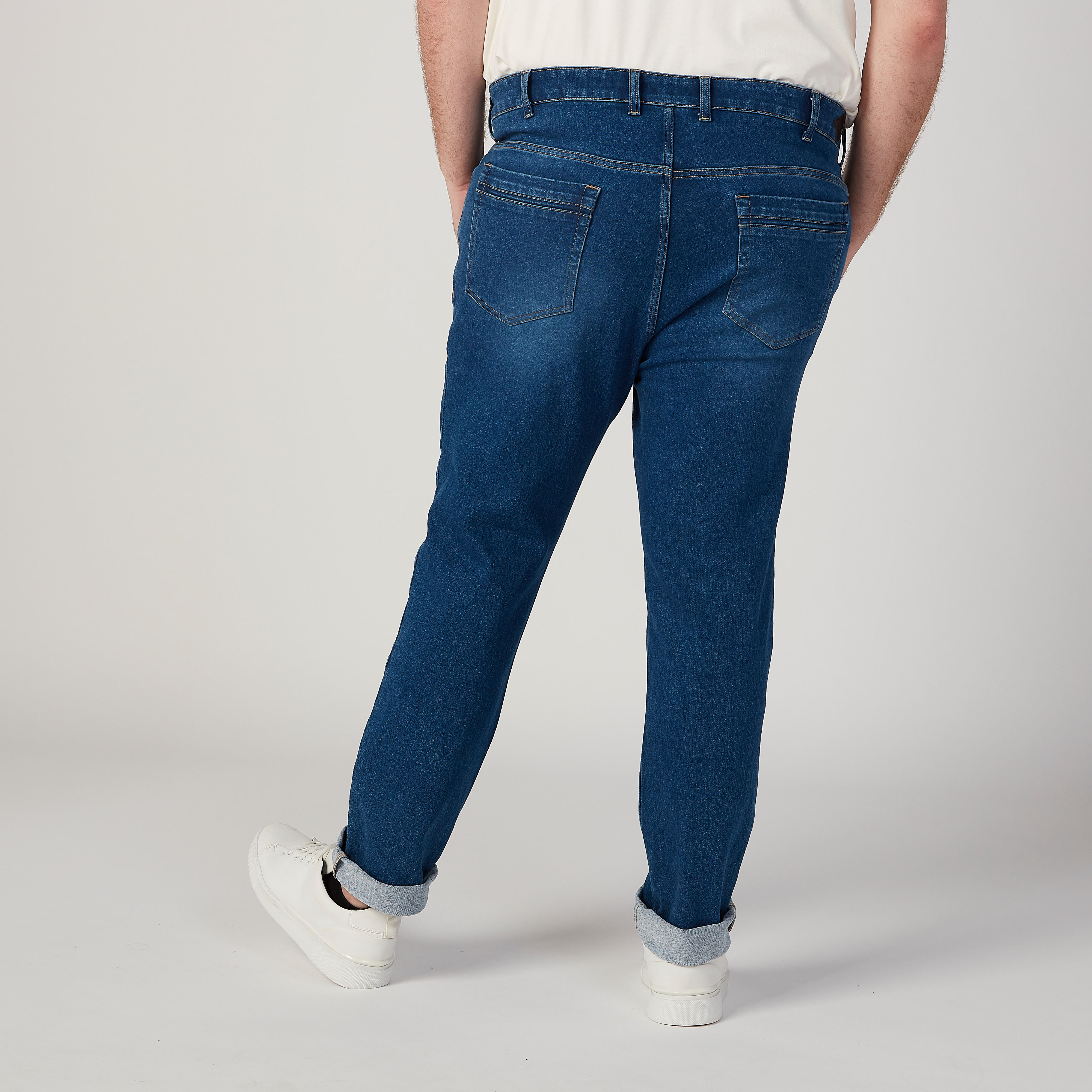 بنطلون جينز مستدام بخصر متوسط الارتفاع وجيوب-men-clothing-bottoms-jeans-image-4