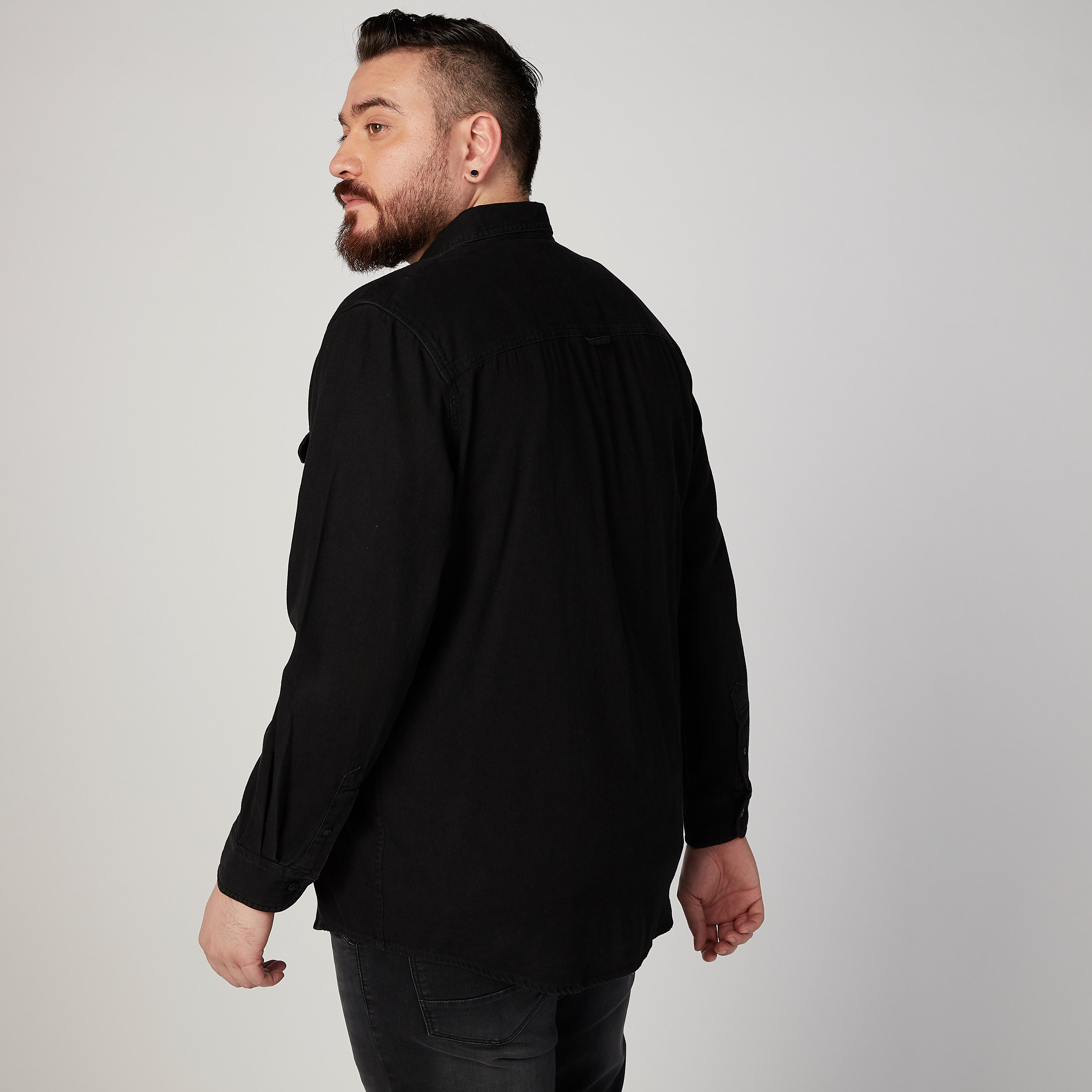 قميص جينز بأكمام طويلة وجيوب بطيّة-men-clothing-shirts-image-4