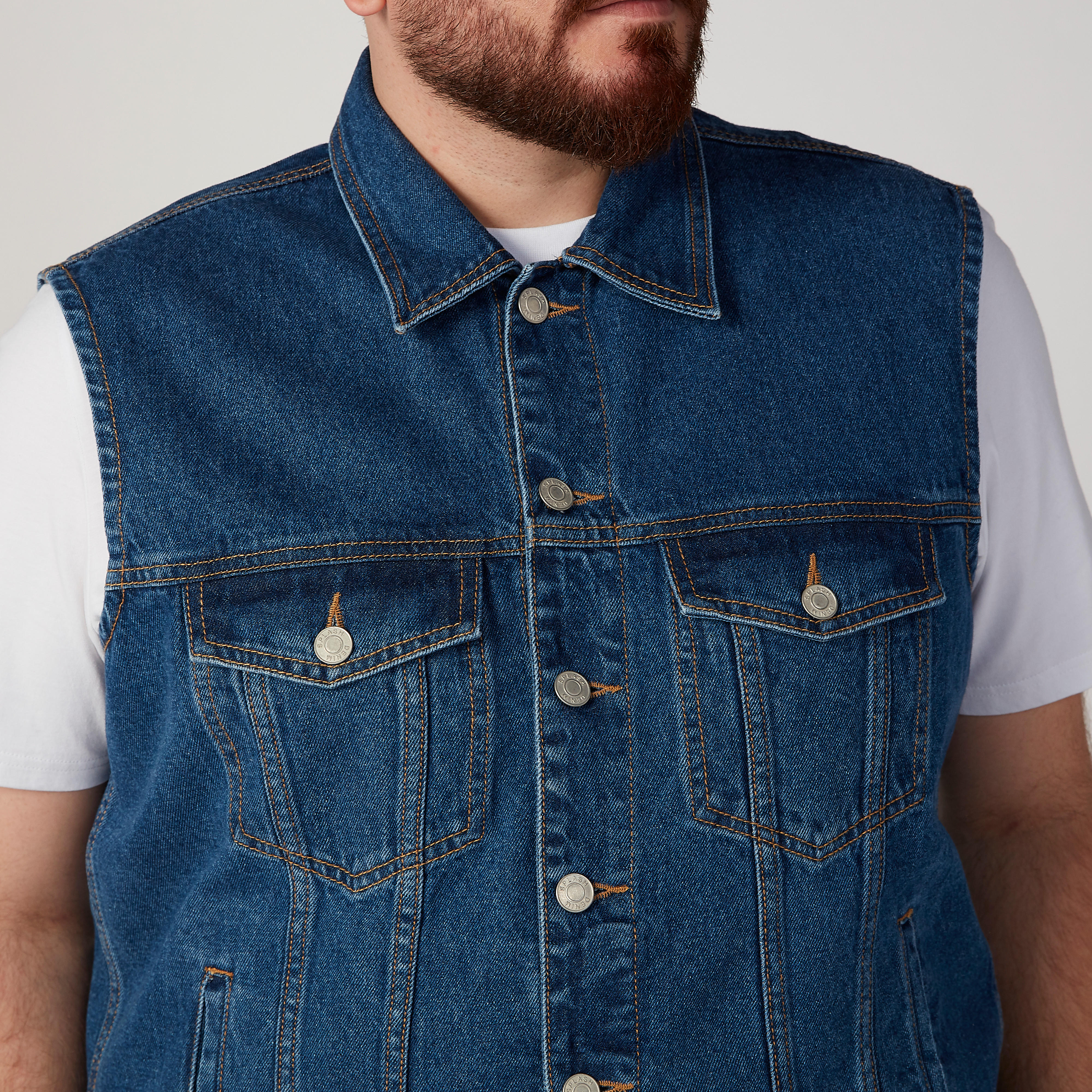 Denim Sleeveless Jacket with Flap Pockets-men-clothing-jacketsandblazers-jackets-image-3