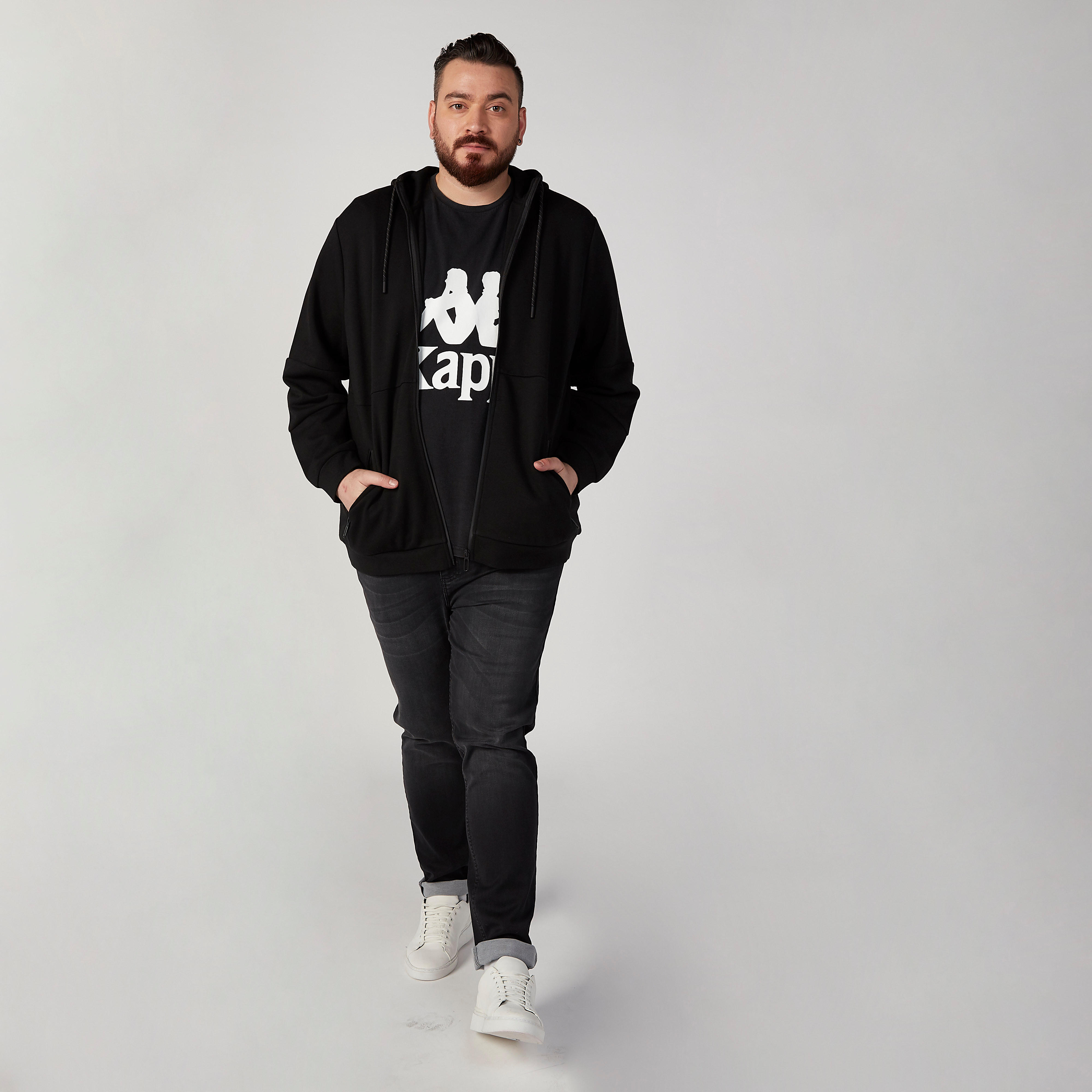 جاكيت بارز الملمس بقبّعة وأكمام طويلة-men-clothing-jacketsandblazers-jackets-image-2