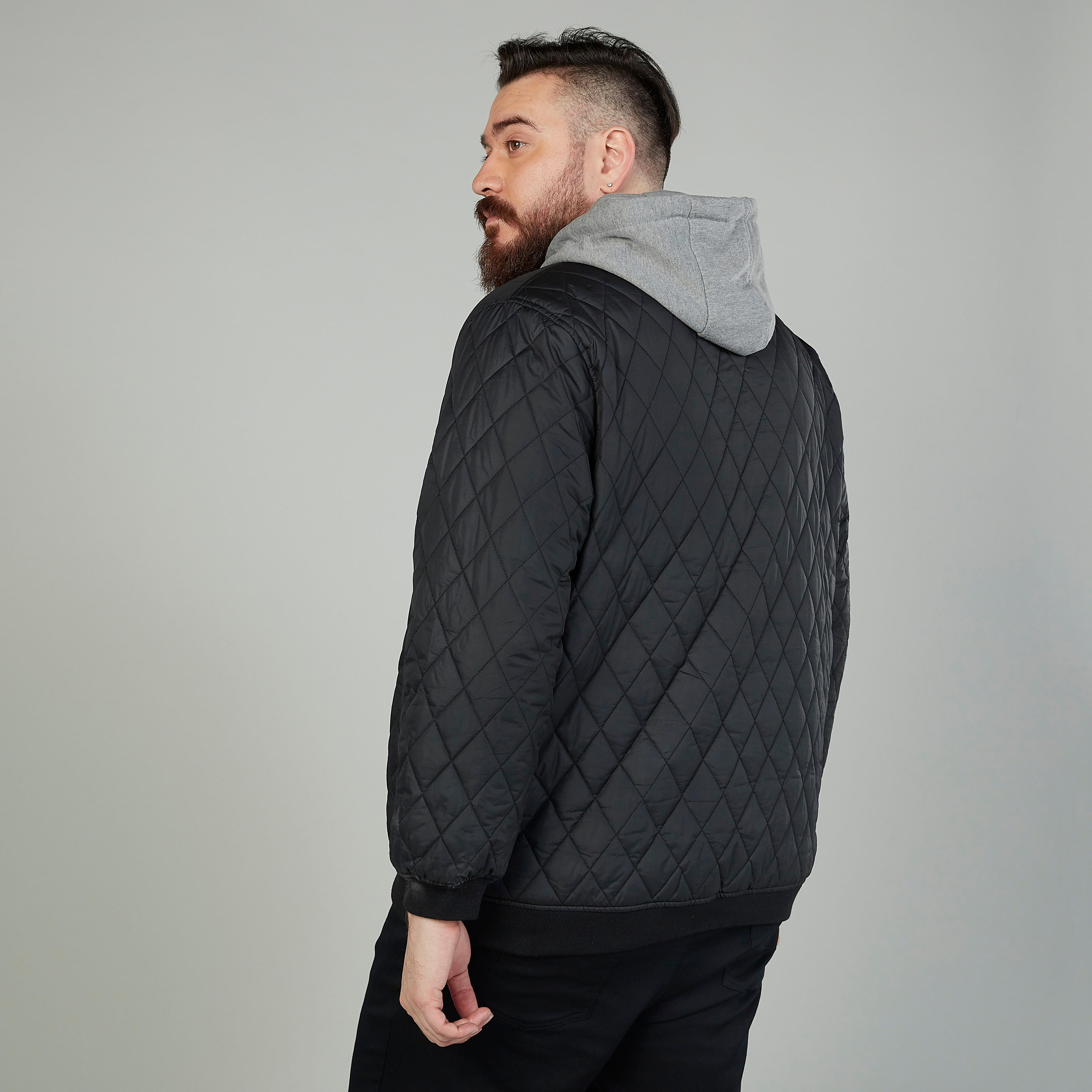 Quilted Jacket with Long Sleeves and Hood-men-clothing-jacketsandblazers-jackets-image-4