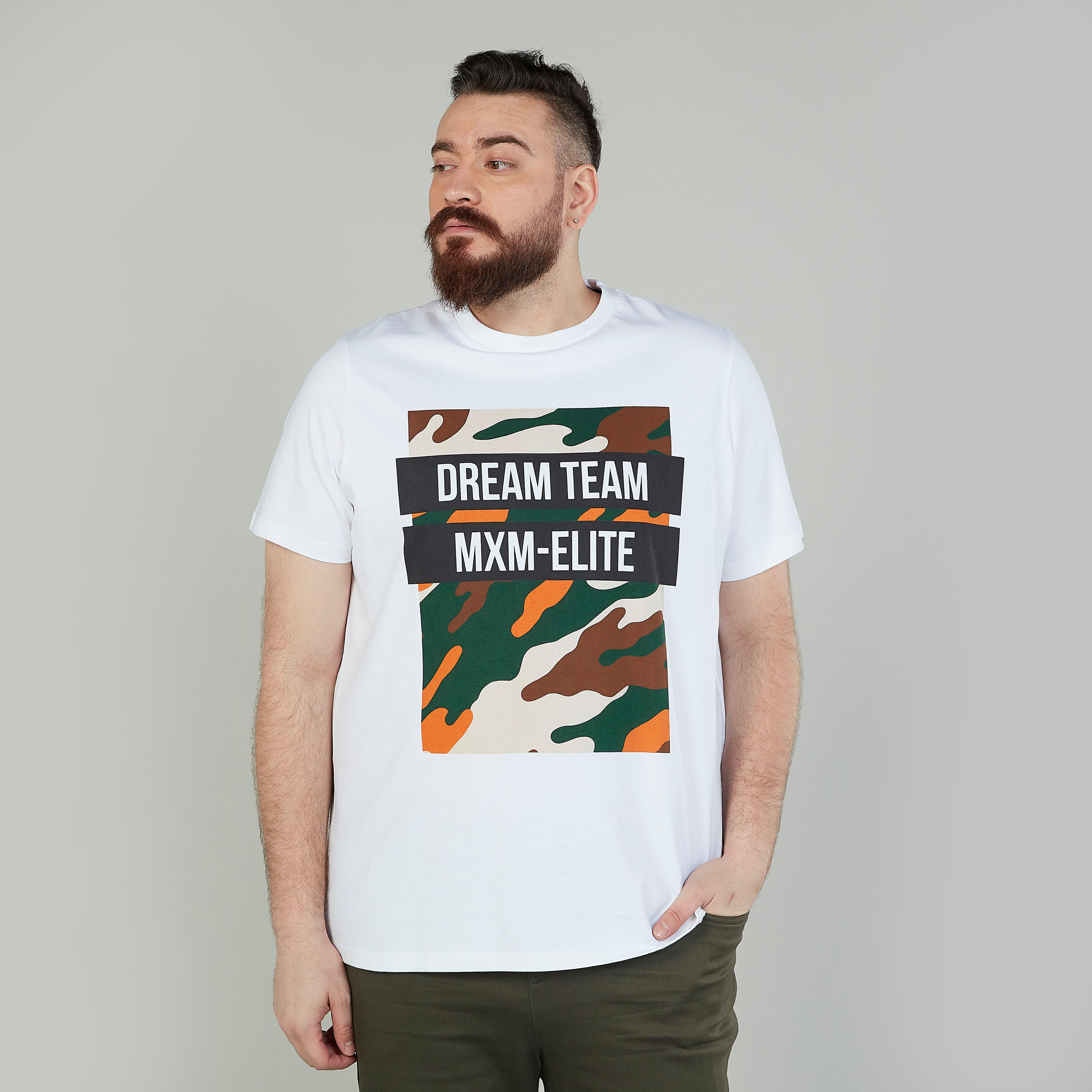 Printed T-shirt with Crew Neck and Short Sleeves-men-clothing-tshirtsandpolos-tshirts-image-1