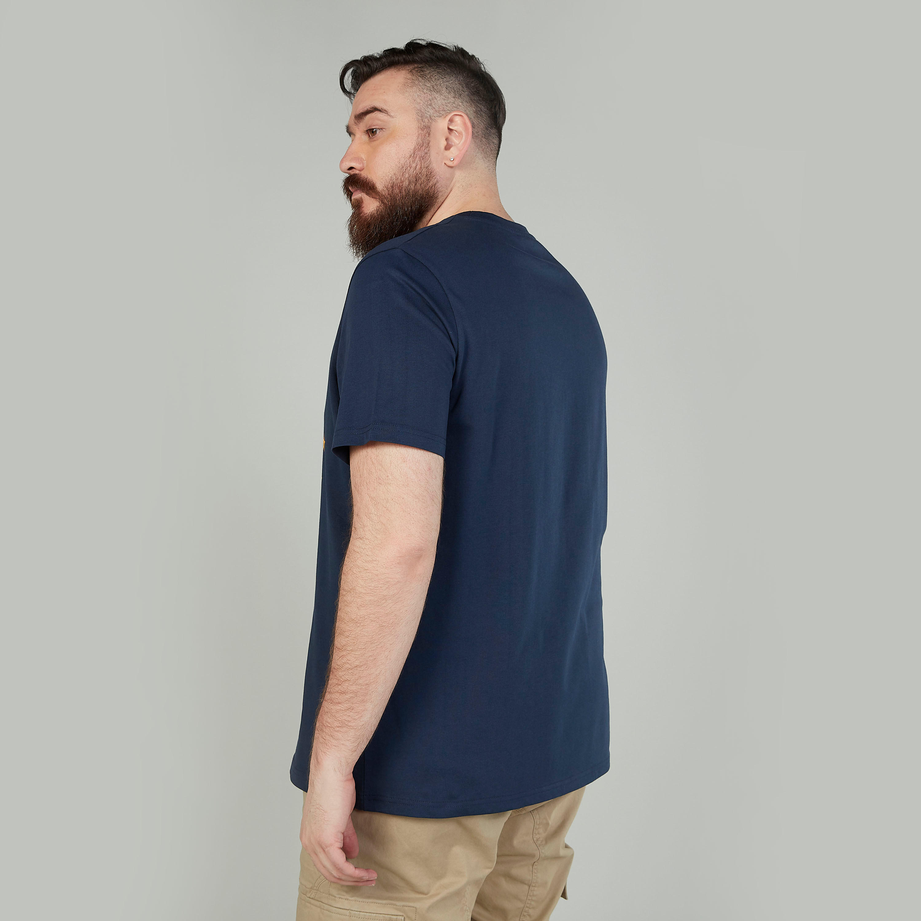 Printed T-shirt with Crew Neck and Short Sleeves-men-clothing-tshirtsandpolos-tshirts-image-4