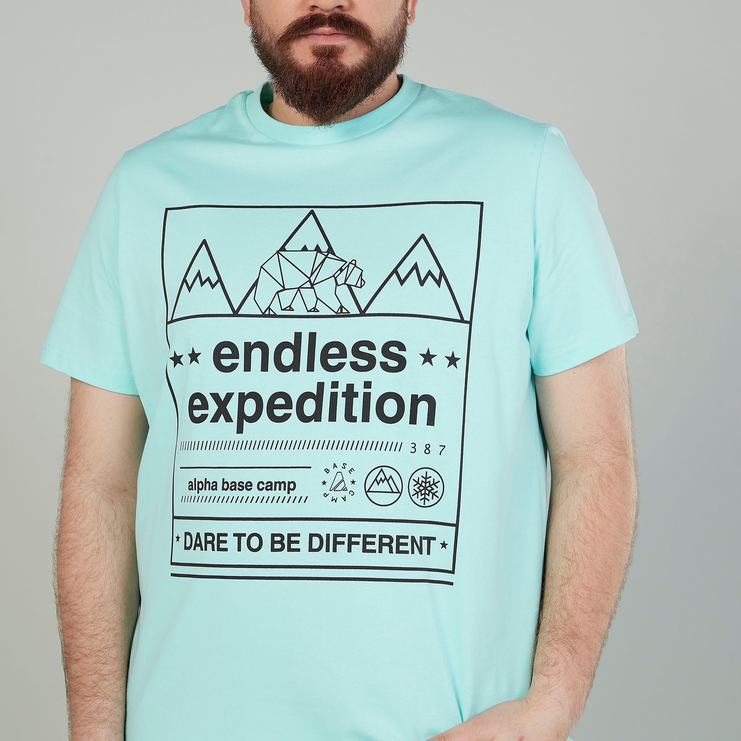 Printed T-shirt with Crew Neck and Short Sleeves-men-clothing-tshirtsandpolos-tshirts-image-3