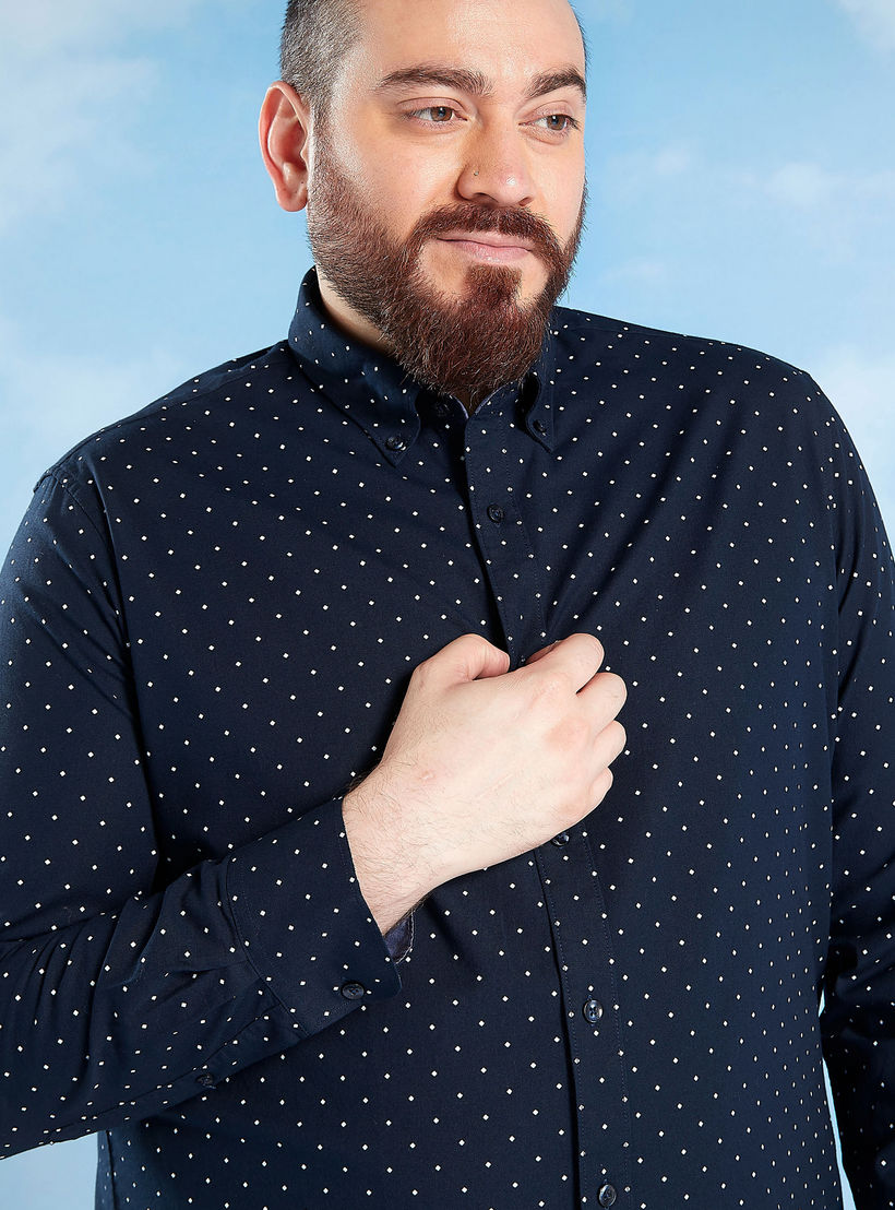 قميص بياقة عاديّة وأكمام طويلة وطبعات-men-clothing-shirts-image-2