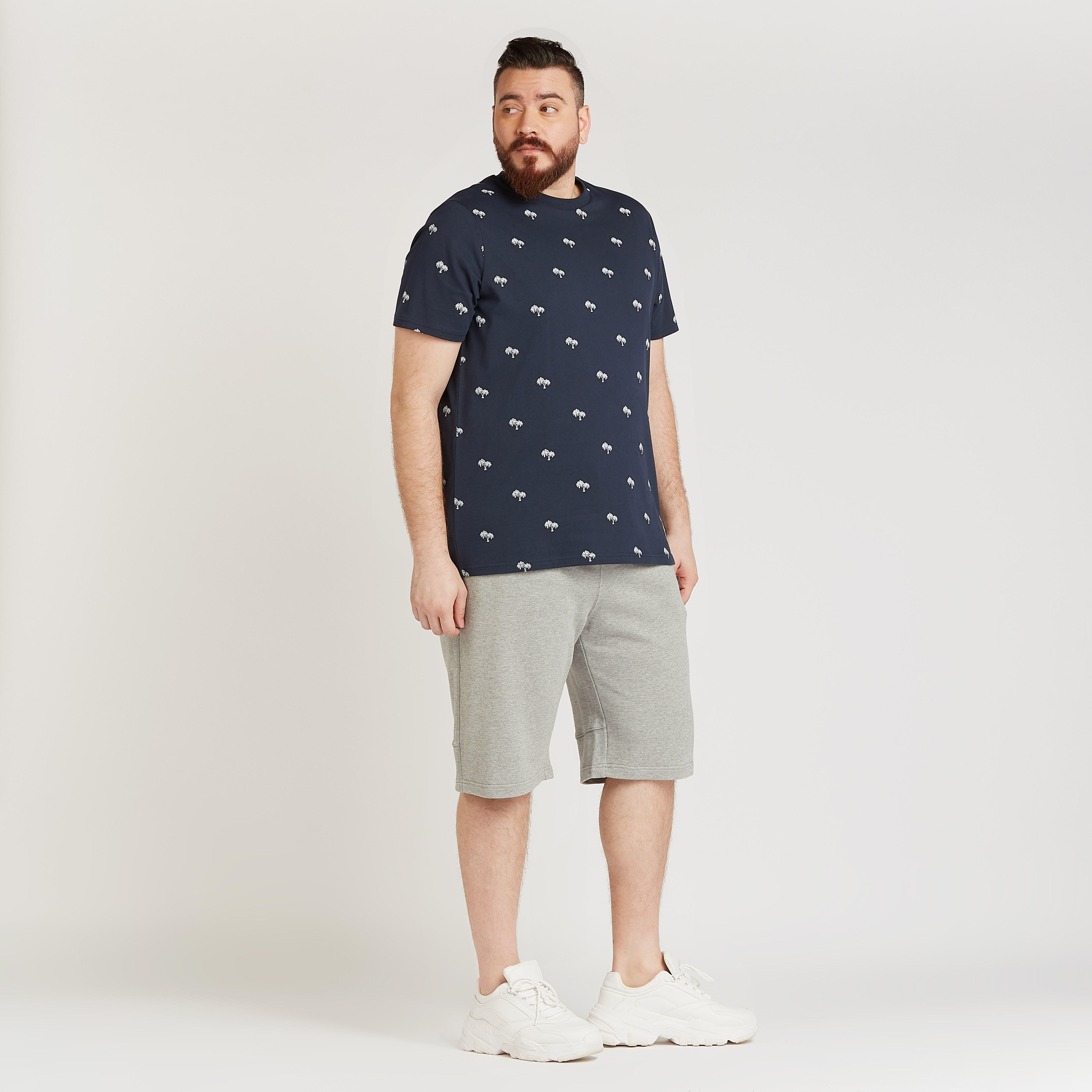 Solid Mid-Rise Shorts with Pocket Detail and Tie Ups-men-clothing-bottoms-shorts-image-2
