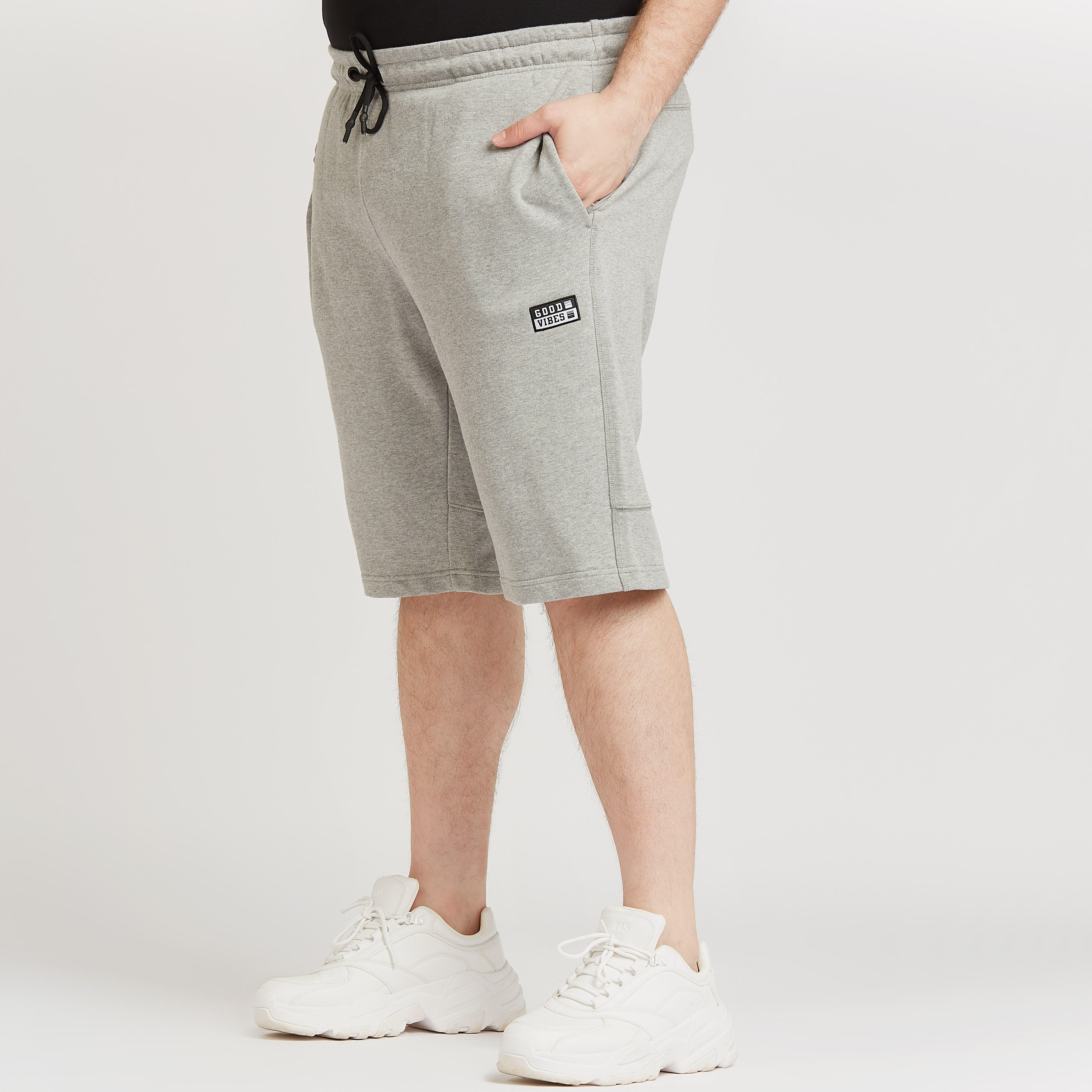 Solid Mid-Rise Shorts with Pocket Detail and Tie Ups-men-clothing-bottoms-shorts-image-3