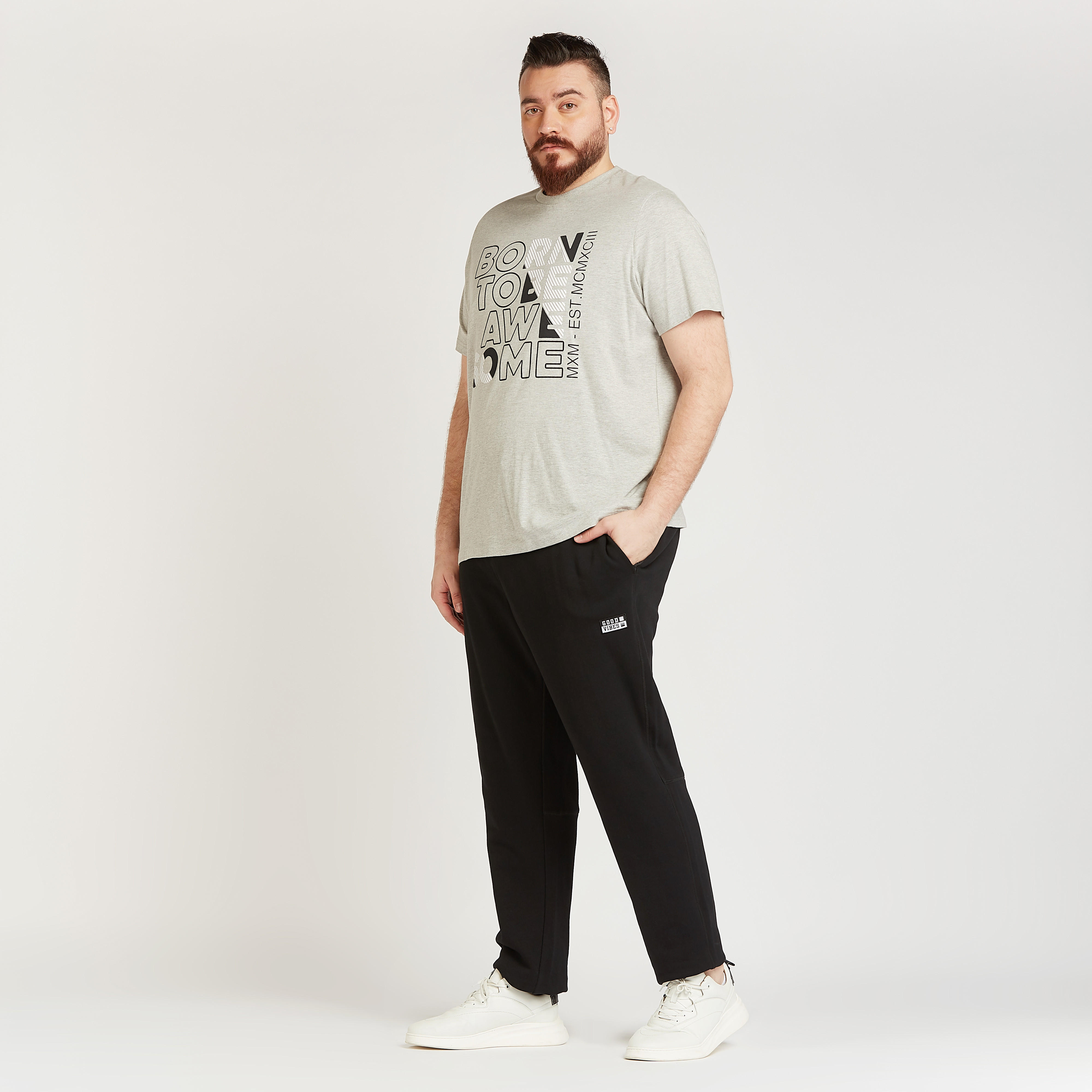 Full Length Solid Mid-Rise Pants with Pocket Detail and Drawstring-men-clothing-bottoms-joggers-image-10