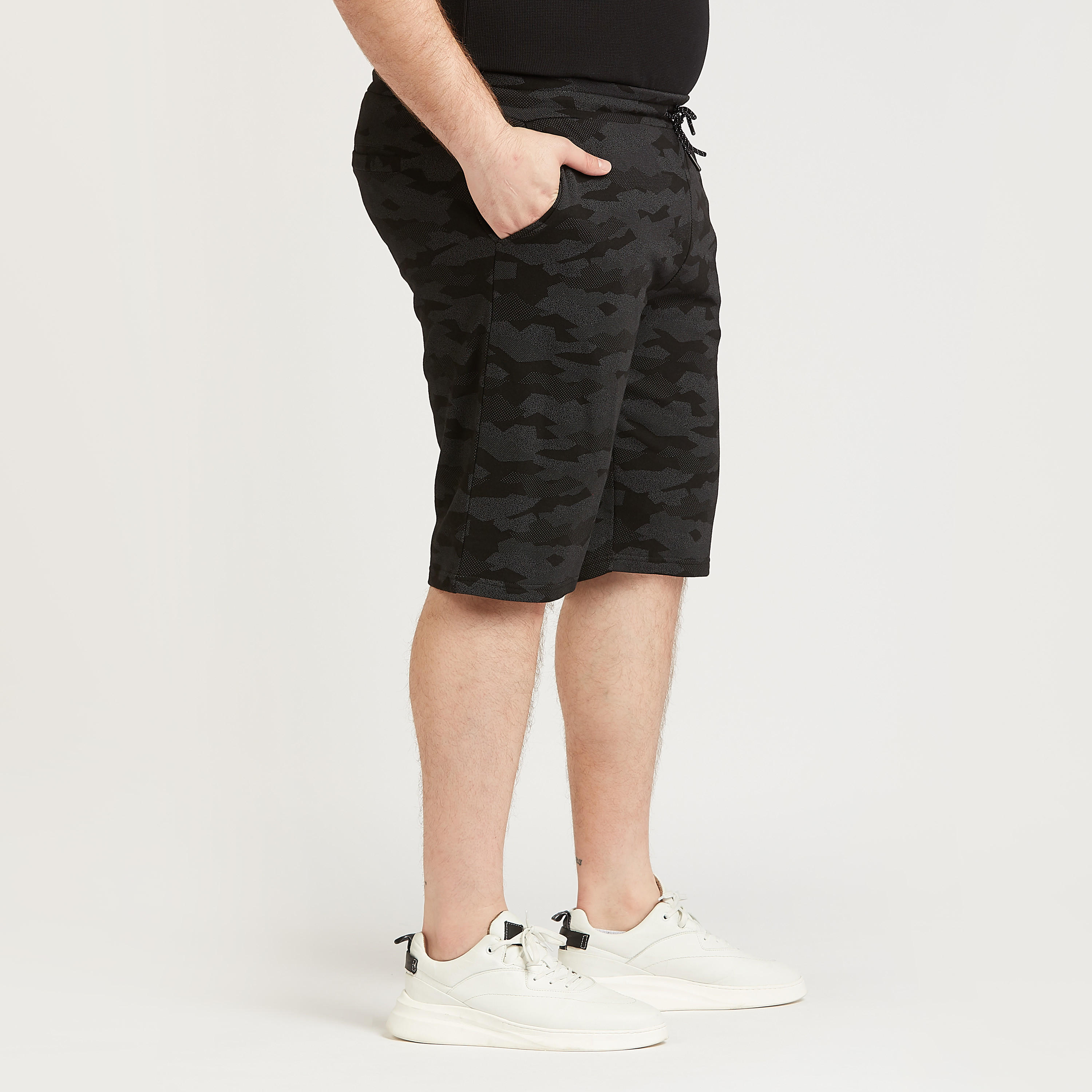 Printed Mid-Rise Shorts with Pocket Detail and Drawstring-men-clothing-bottoms-shorts-image-3