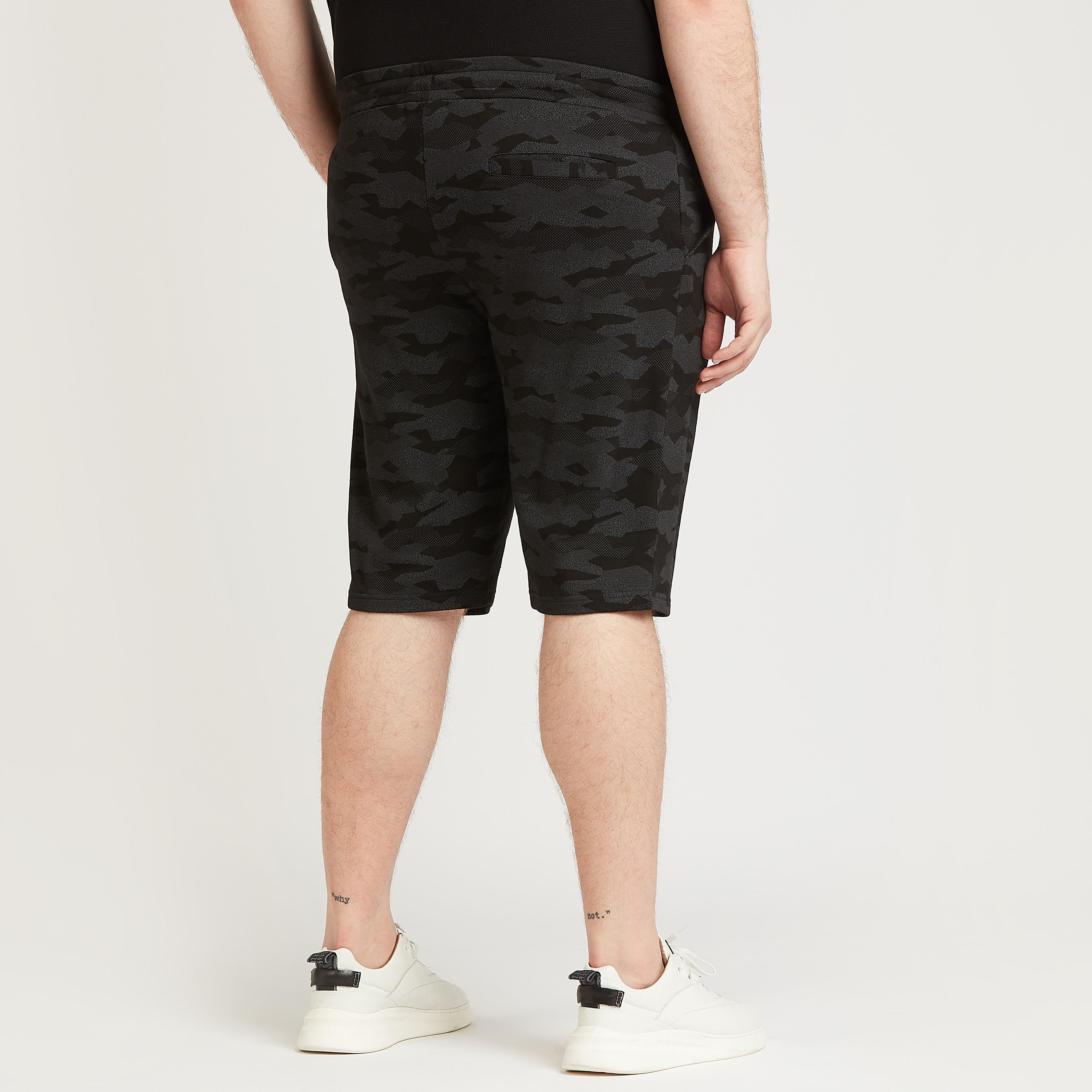 Printed Mid-Rise Shorts with Pocket Detail and Drawstring-men-clothing-bottoms-shorts-image-4