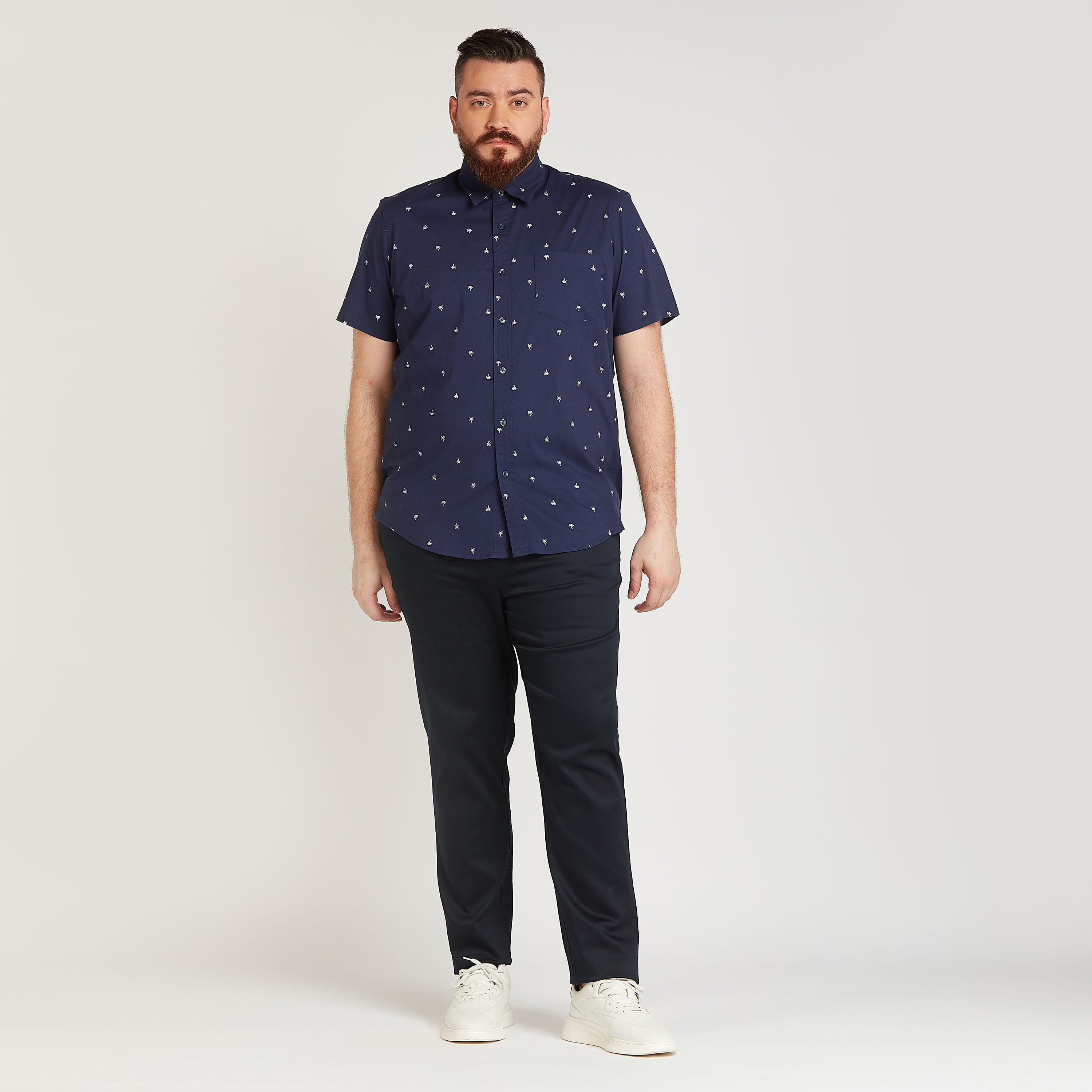 Full Length Solid Chinos with Pocket Detail and Drawstring-men-clothing-bottoms-trousersandchinos-trousers-image-2