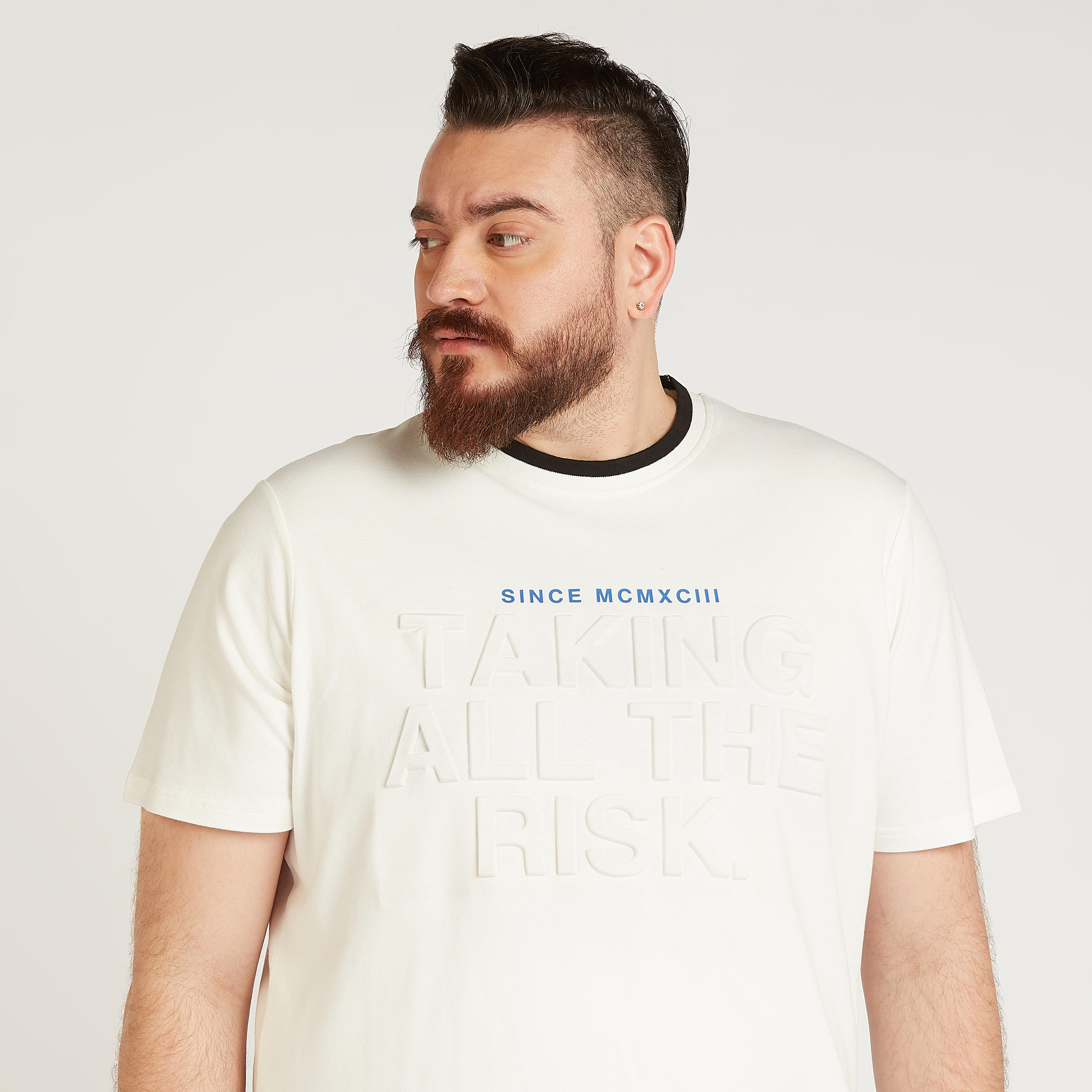 Printed T-shirt with Crew Neck and Short Sleeves-men-clothing-tshirtsandpolos-tshirts-image-3