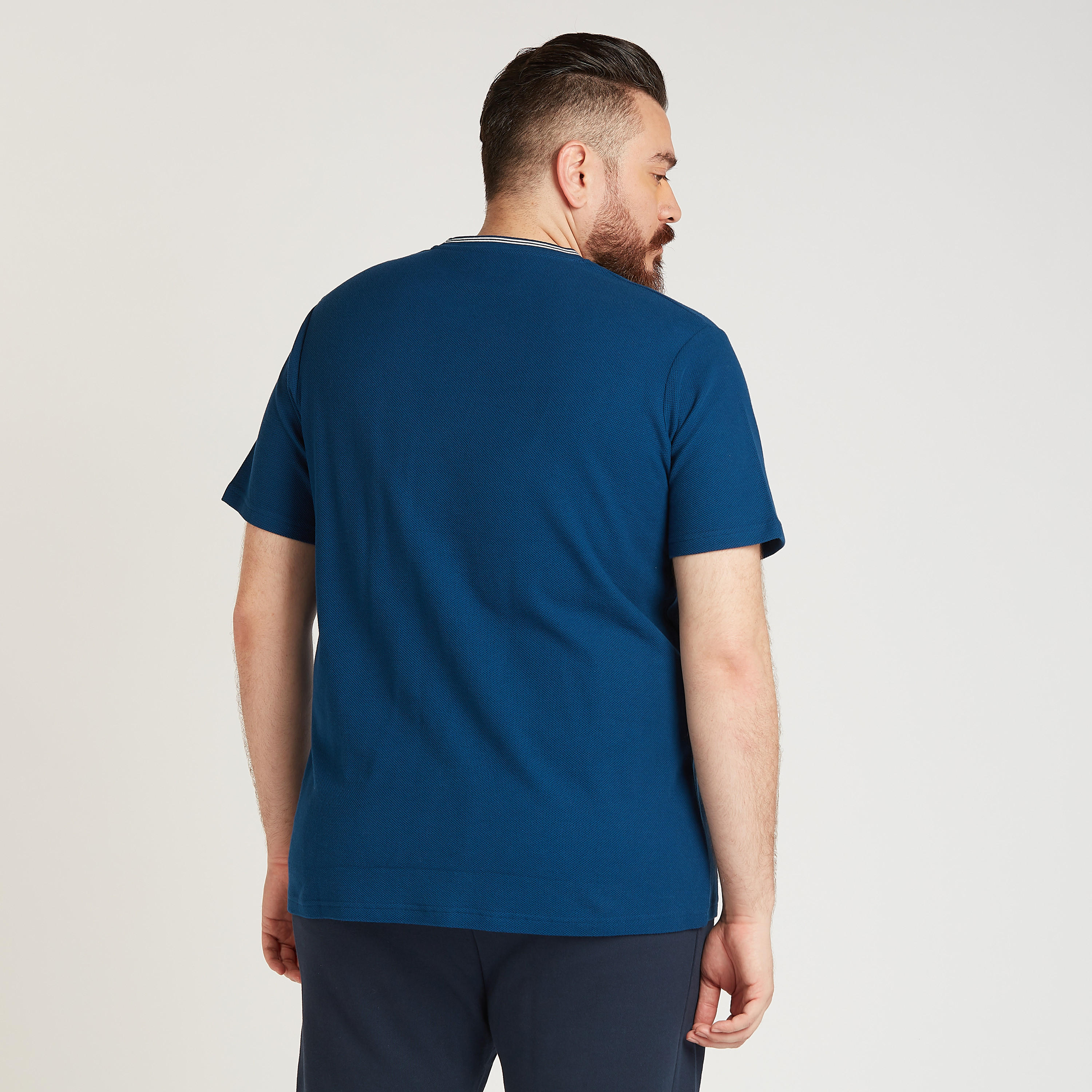 تيشيرت  بياقة ضيّقة وأكمام قصيرة وطبعات-men-clothing-tshirtsandpolos-tshirts-image-4