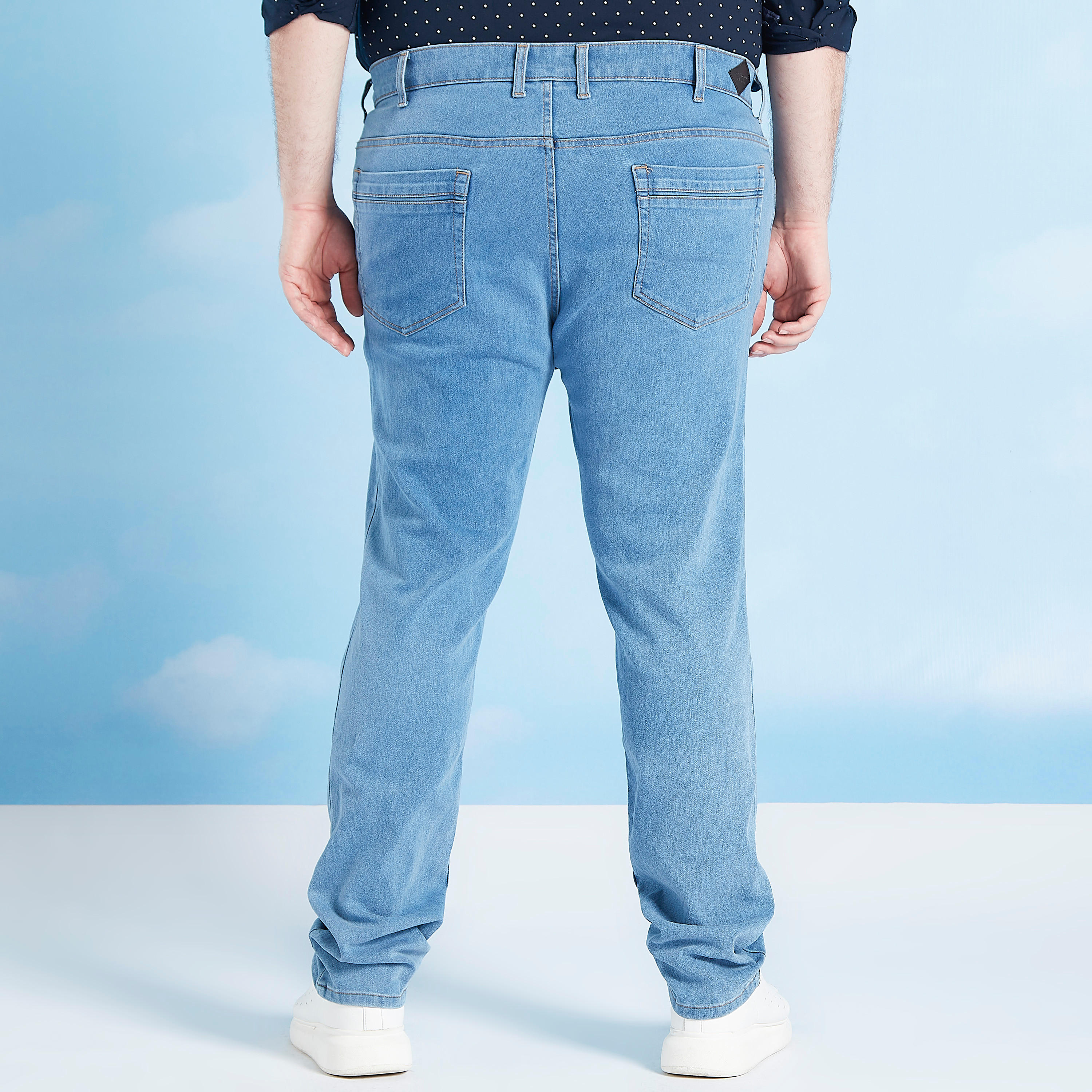 Full Length Solid Mid-Rise Jeans with Pocket Detail and Belt Loops-men-clothing-bottoms-jeans-image-4