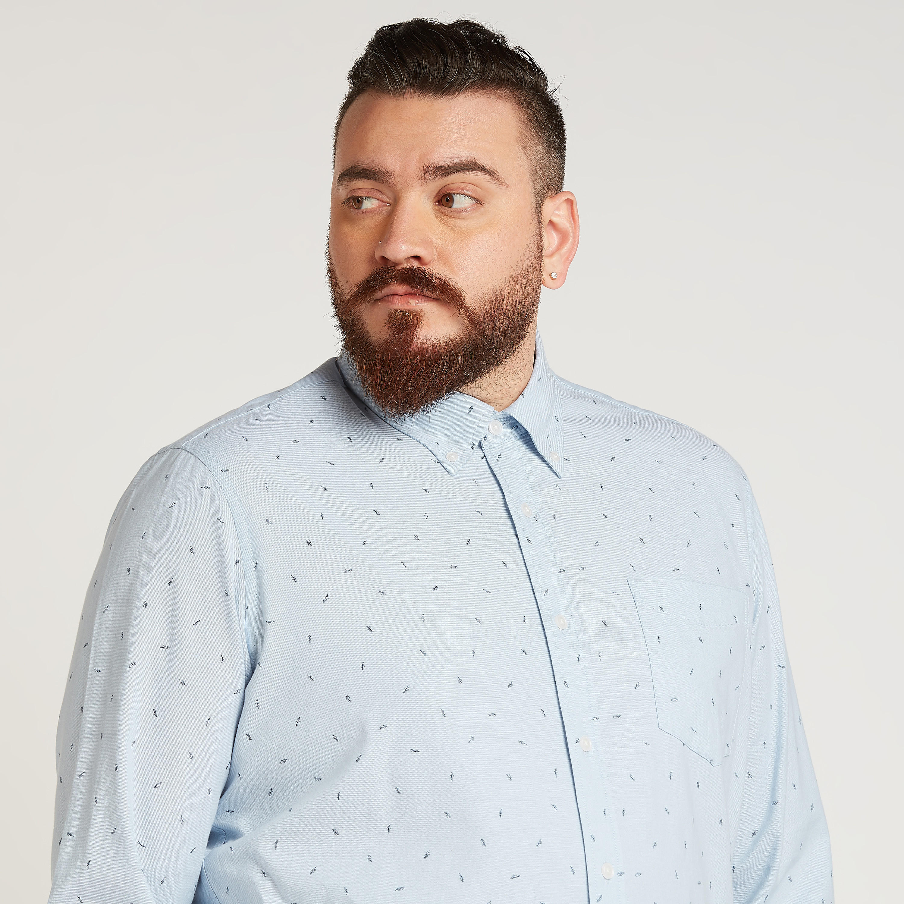 قميص بأكمام طويلة وجيب على الصدر وطبعات-men-clothing-shirts-image-3