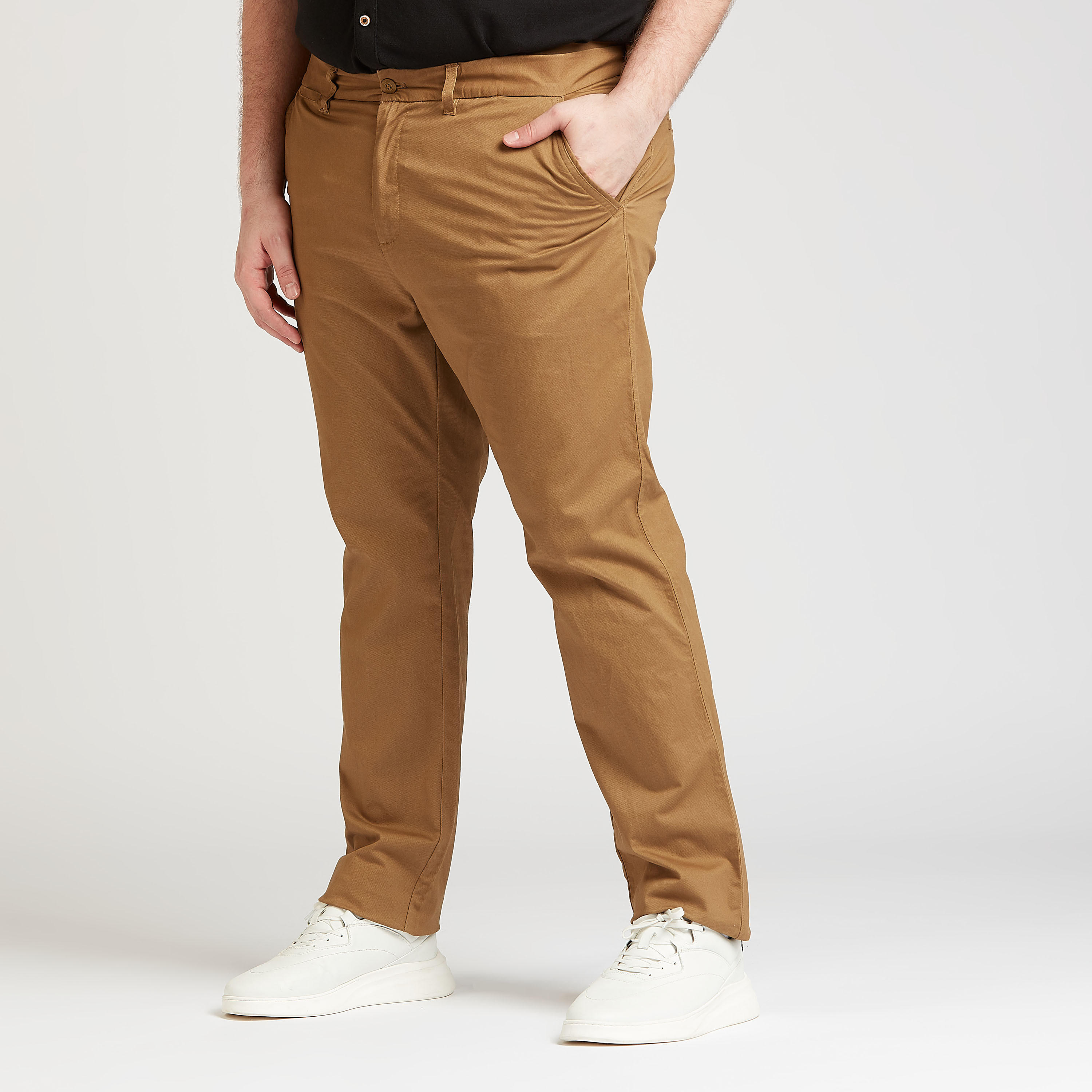Solid Mid-Rise Trousers with Pocket Detail and Belt Loops-men-clothing-bottoms-trousersandchinos-trousers-image-1