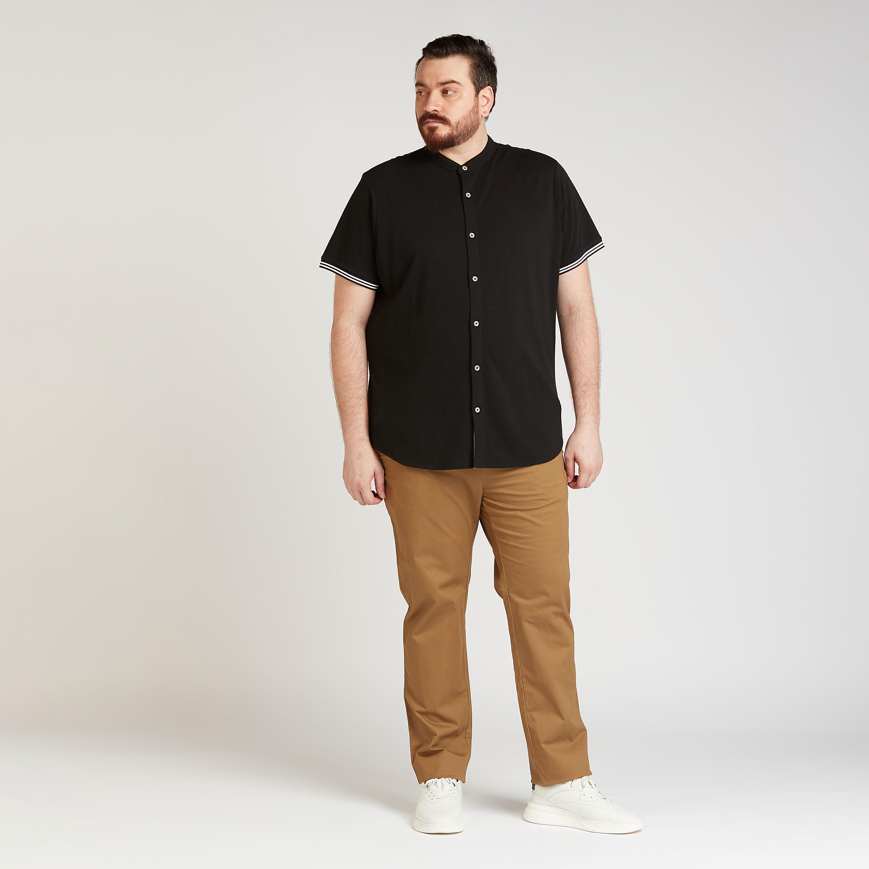 Solid Mid-Rise Trousers with Pocket Detail and Belt Loops-men-clothing-bottoms-trousersandchinos-trousers-image-2
