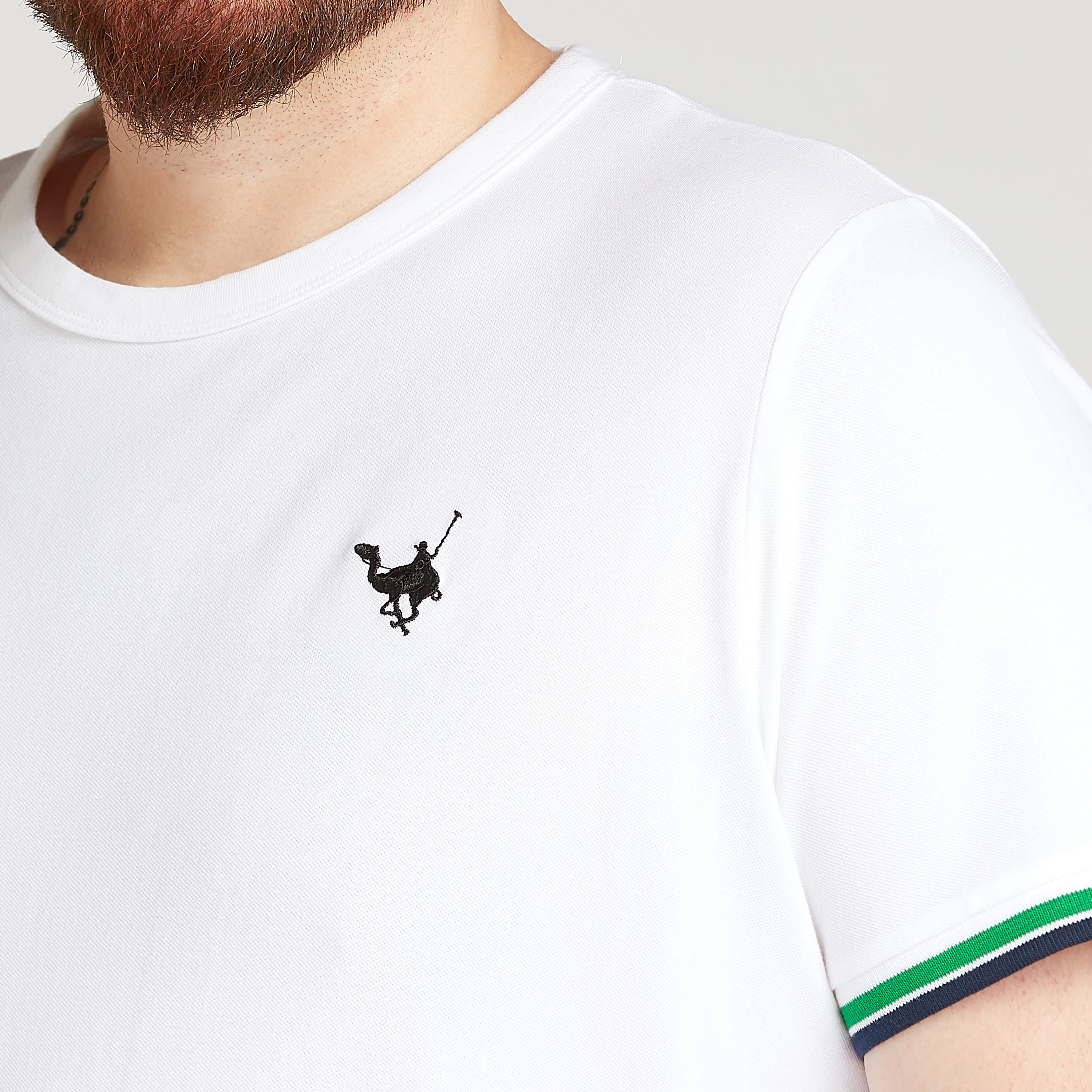 Sustainable Solid T-shirt with Crew Neck and Short Sleeves-men-clothing-tshirtsandpolos-tshirts-image-3