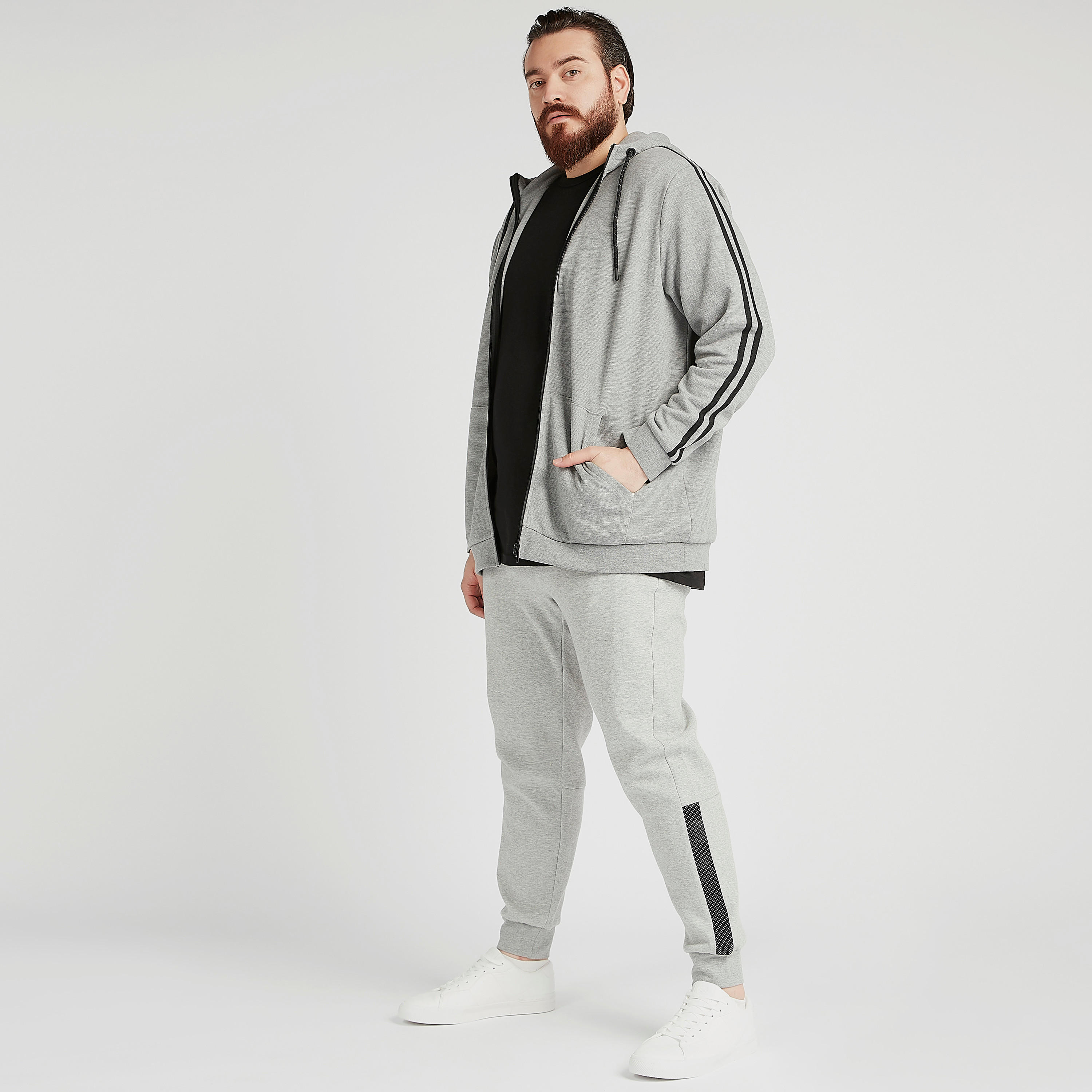 بنطلون رياضي مستدام كامل الطول بخصر متوسّط الإرتفاع وجيوب-men-clothing-bottoms-joggers-image-2