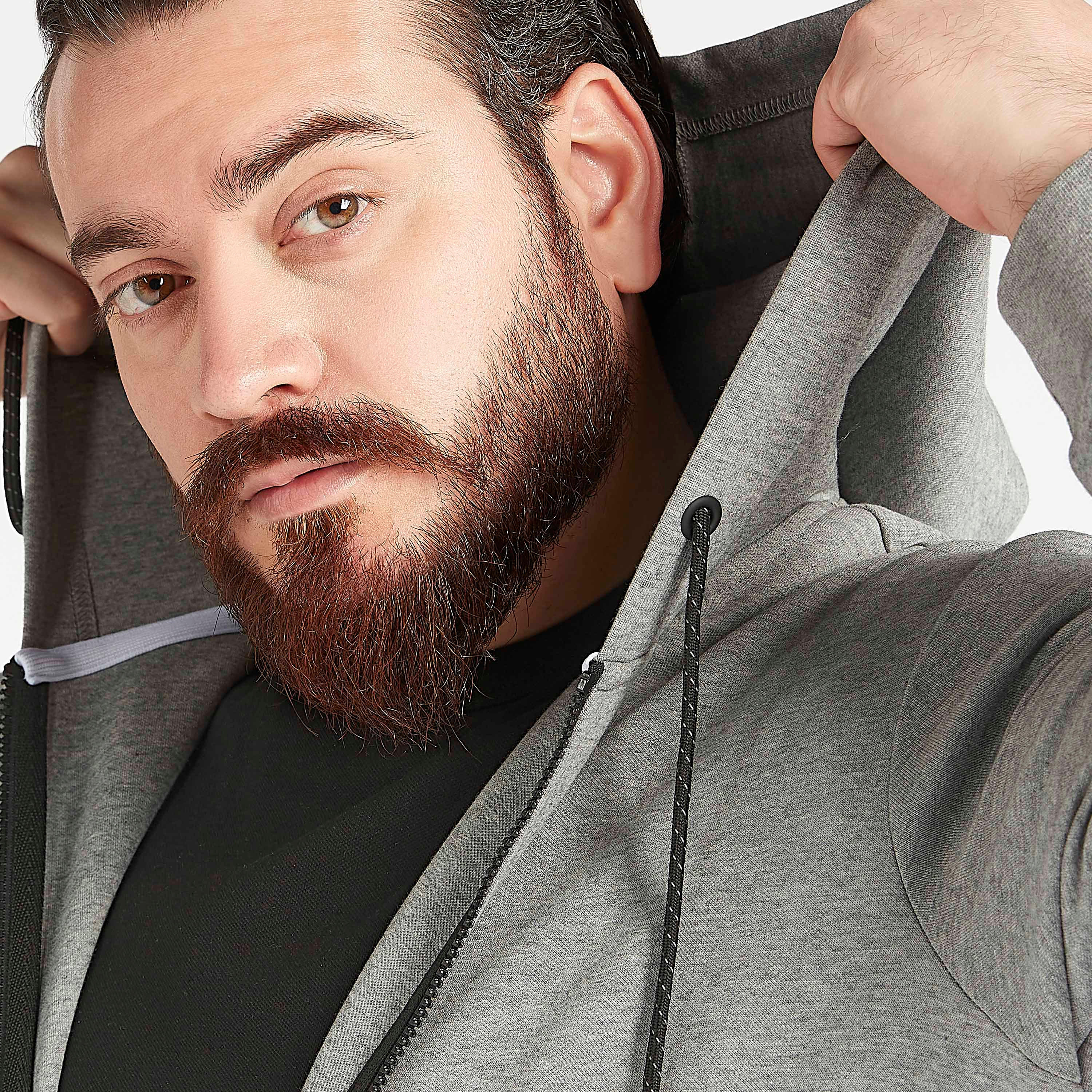 Solid Jacket with Long Sleeves and Hood-men-winterwear-hoodiesandsweatshirts-image-3