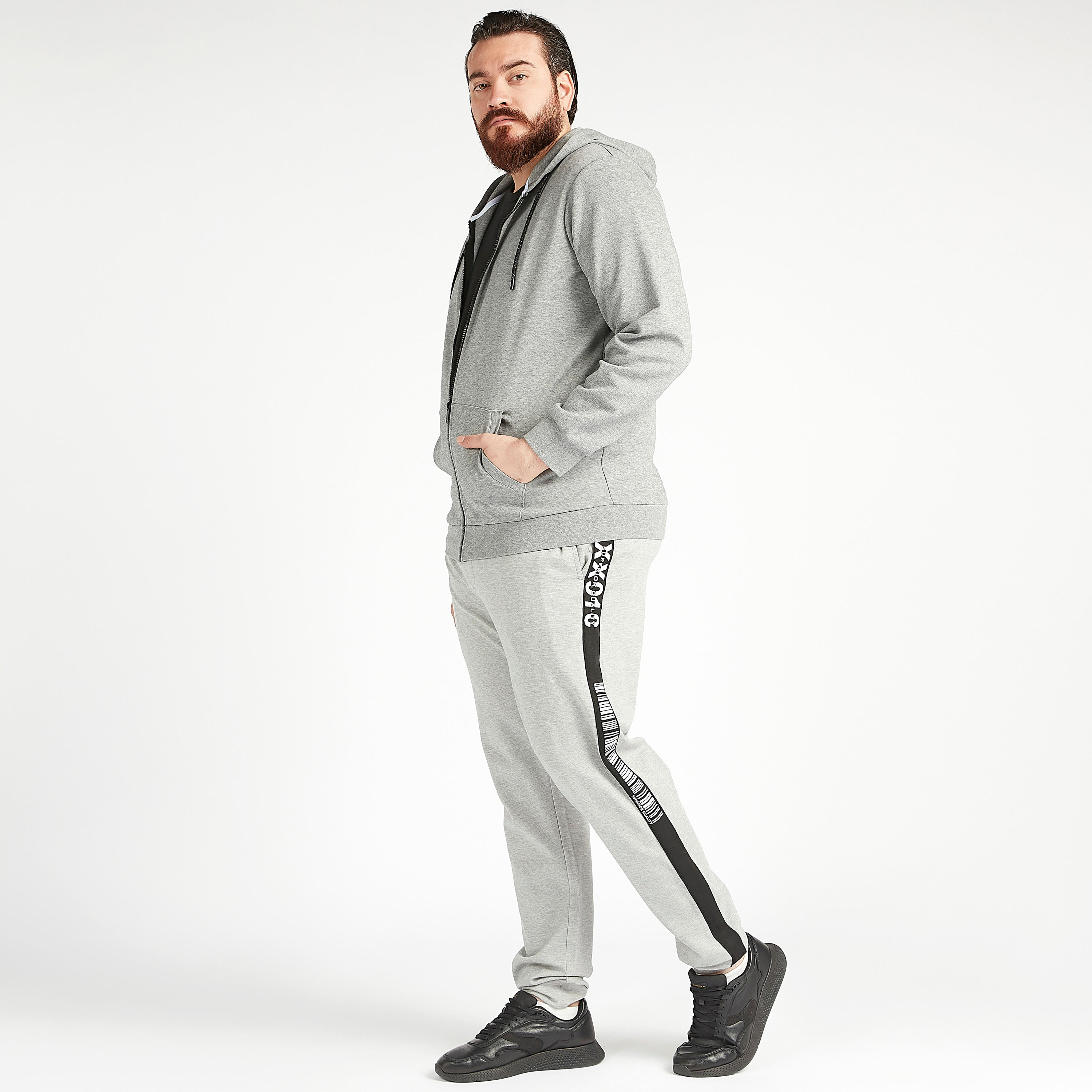 Solid Jacket with Long Sleeves and Hood-men-winterwear-hoodiesandsweatshirts-image-6