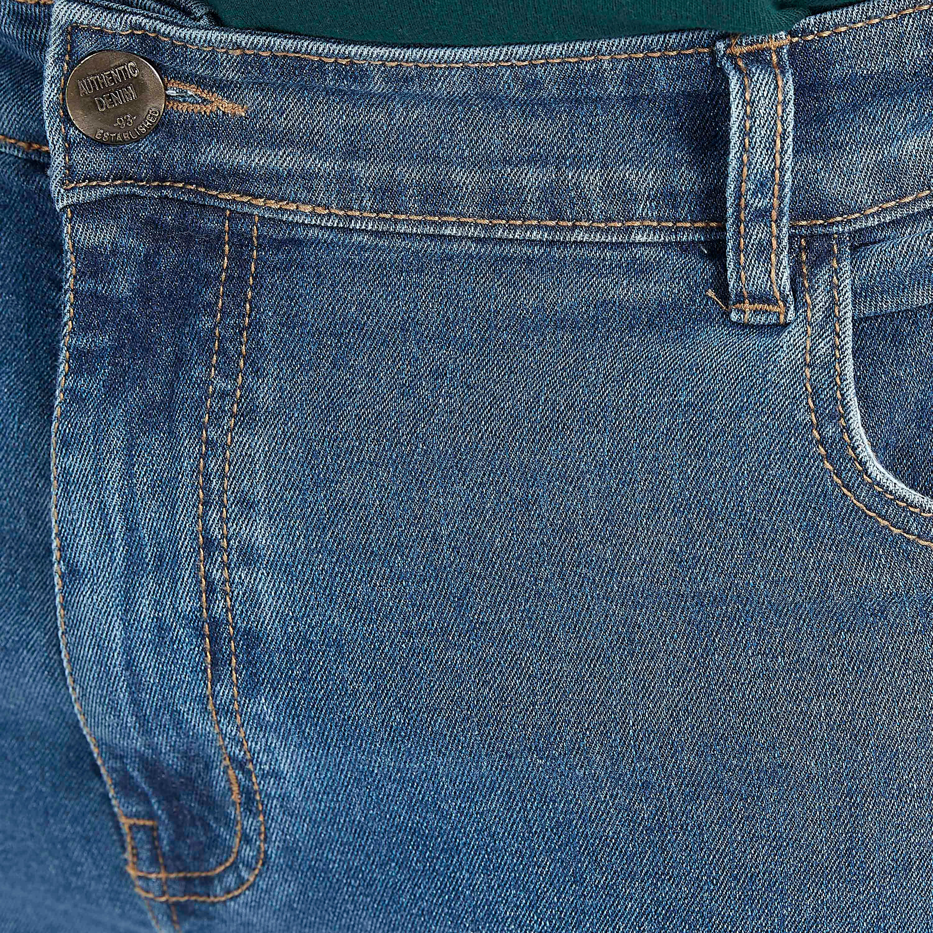 Sustainable Solid Mid Rise Denim Trousers with Pockets-men-clothing-bottoms-jeans-image-3