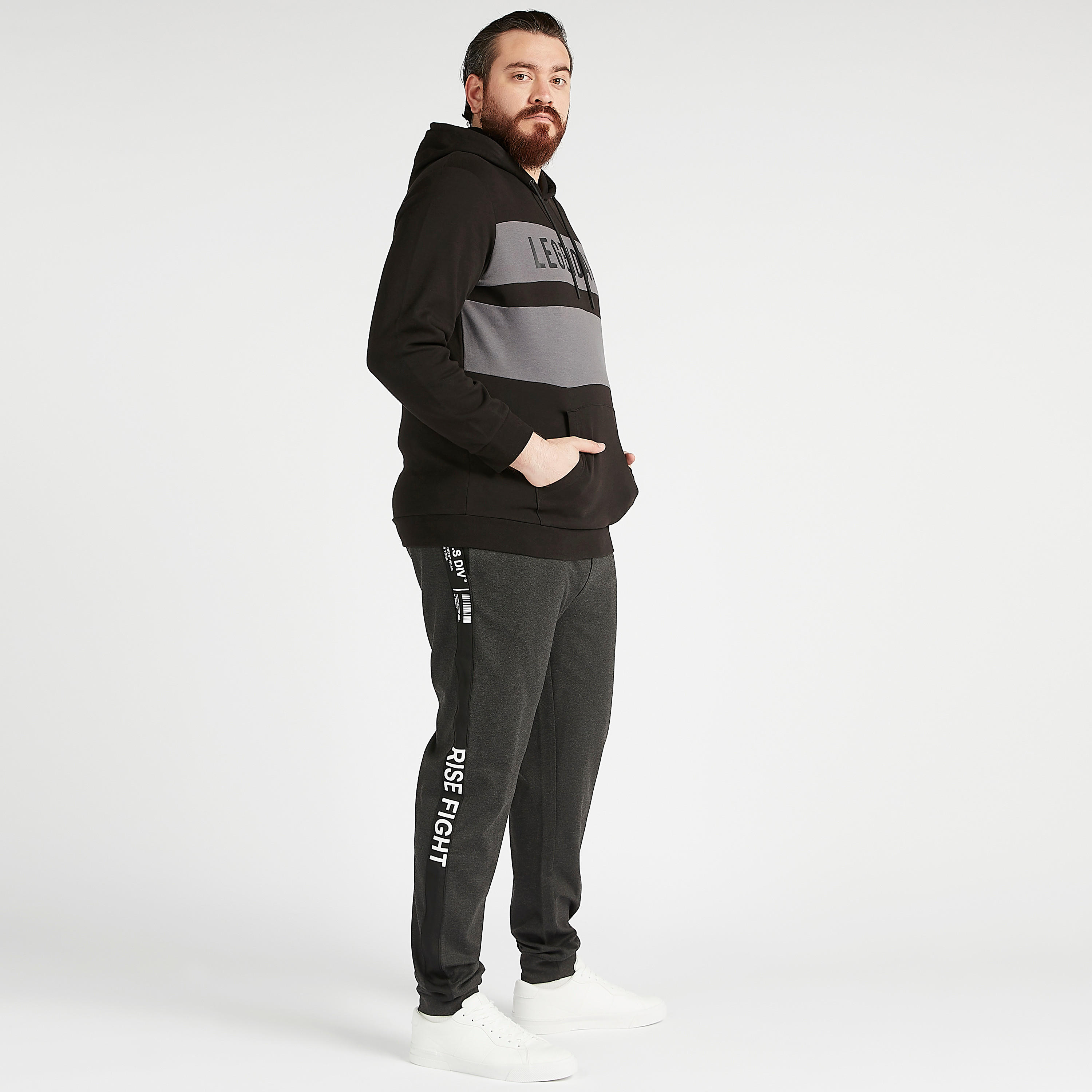 Solid High-Rise Joggers with Drawstring Closure and Tape Detail-men-clothing-bottoms-joggers-image-4