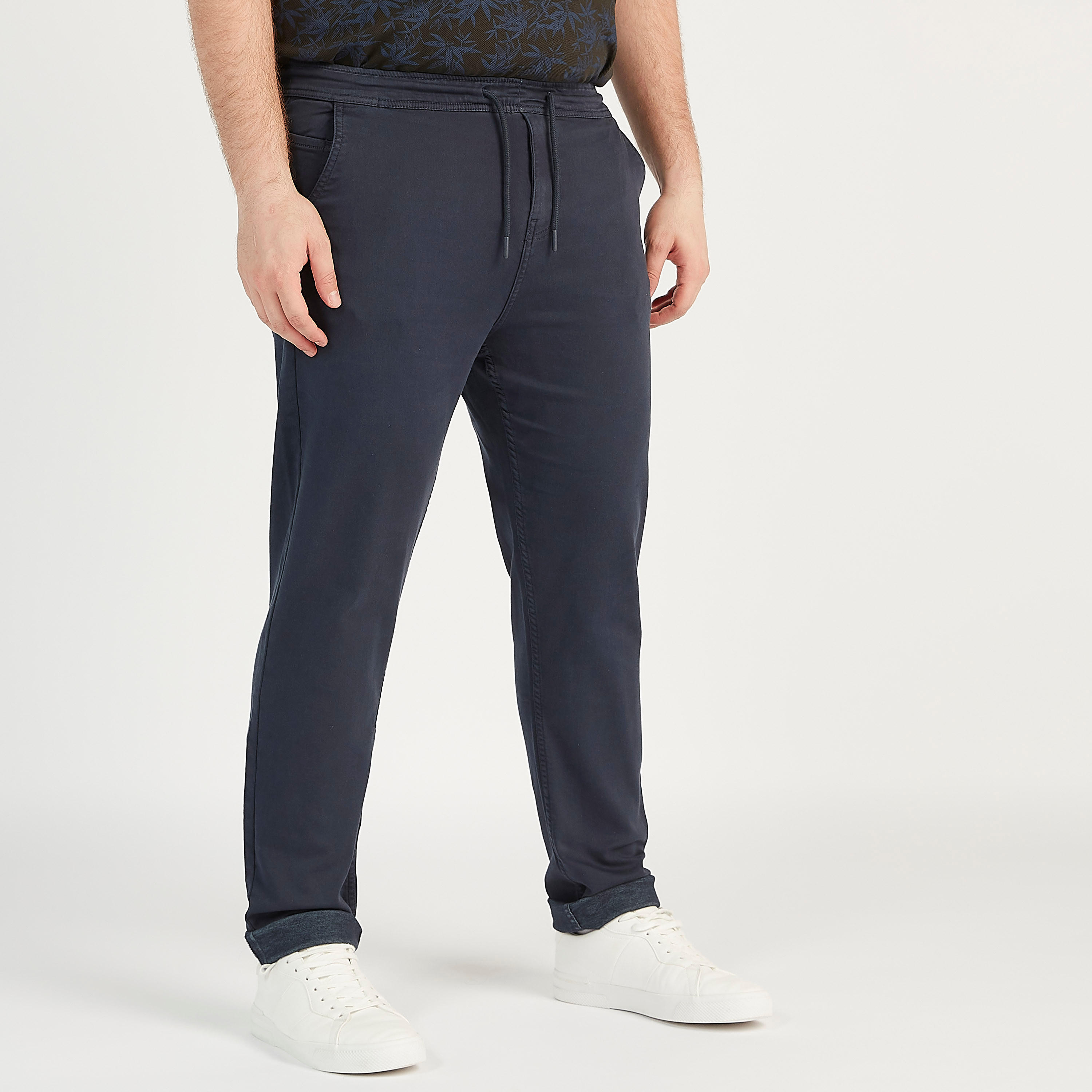 Sustainable Solid Mid-Rise Pants with Pockets-men-clothing-bottoms-trousersandchinos-trousers-image-1
