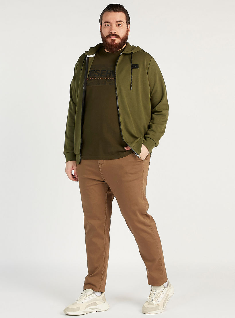 هودي مستدام سادة بسحّاب وأكمام طويلة-men-winterwear-hoodiesandsweatshirts-image-4
