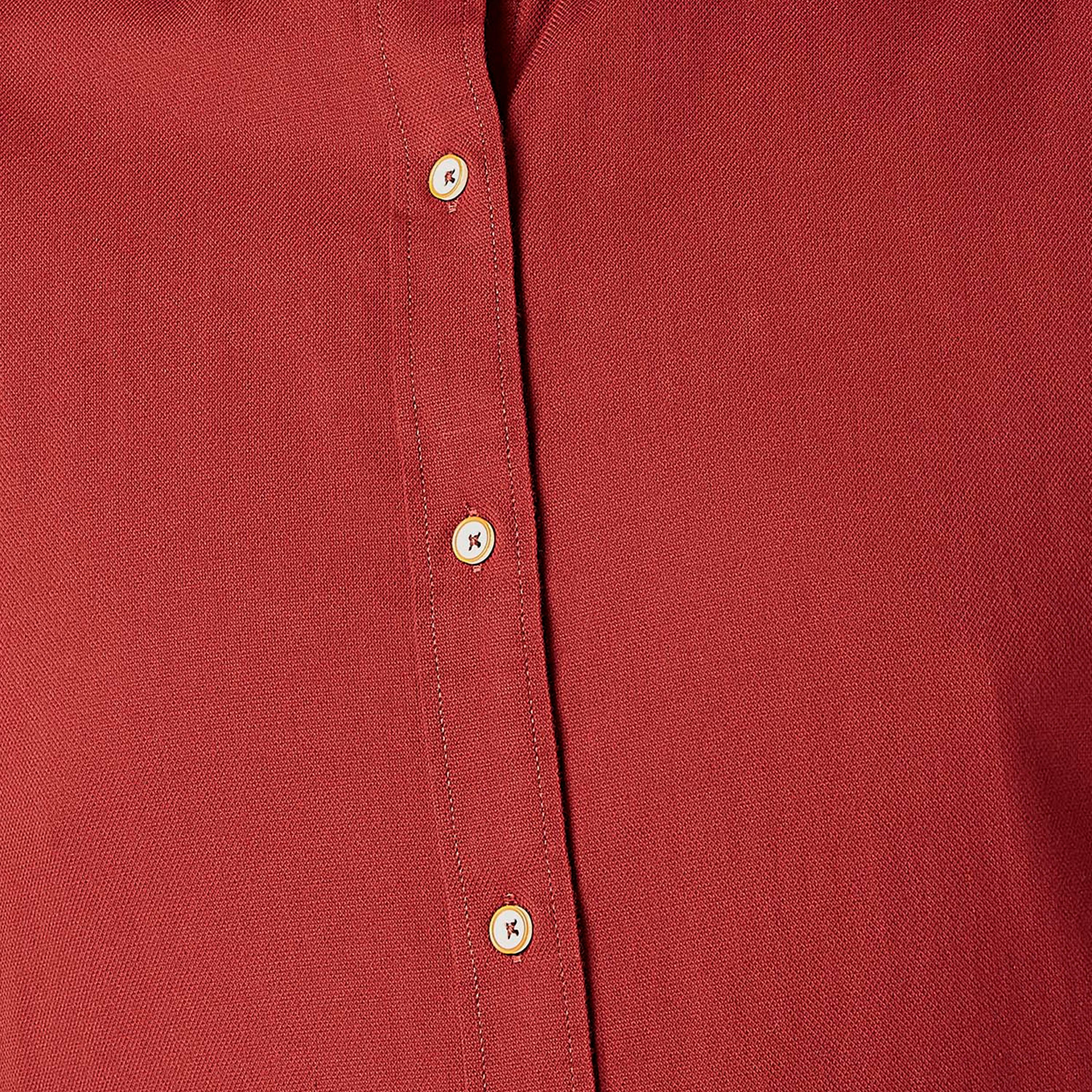 قميص بارز الملمس بياقة ماندارين وأكمام قصيرة-men-clothing-shirts-image-3