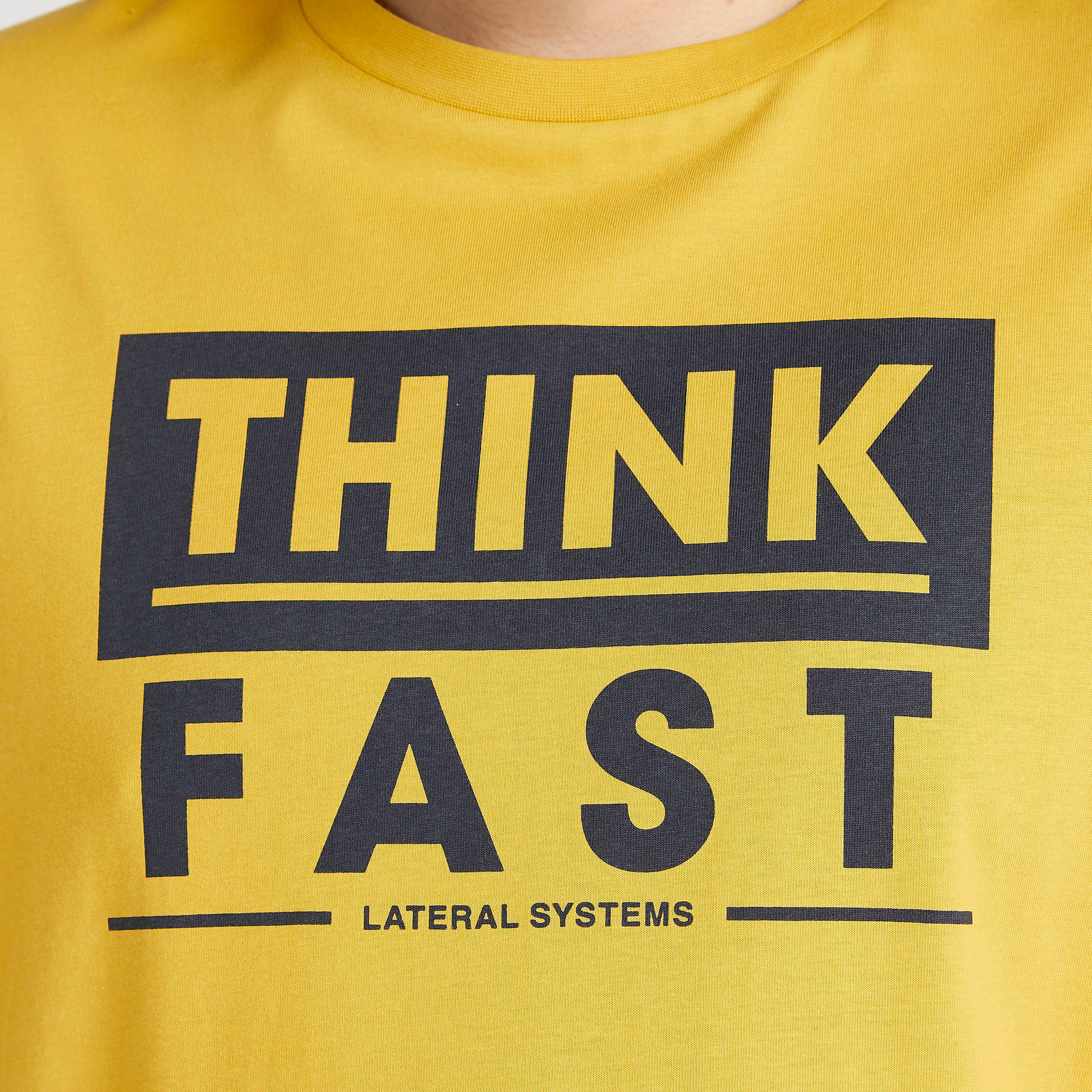 Typographic Print Crew Neck T-shirt with Short Sleeves-men-clothing-tshirtsandpolos-tshirts-image-3