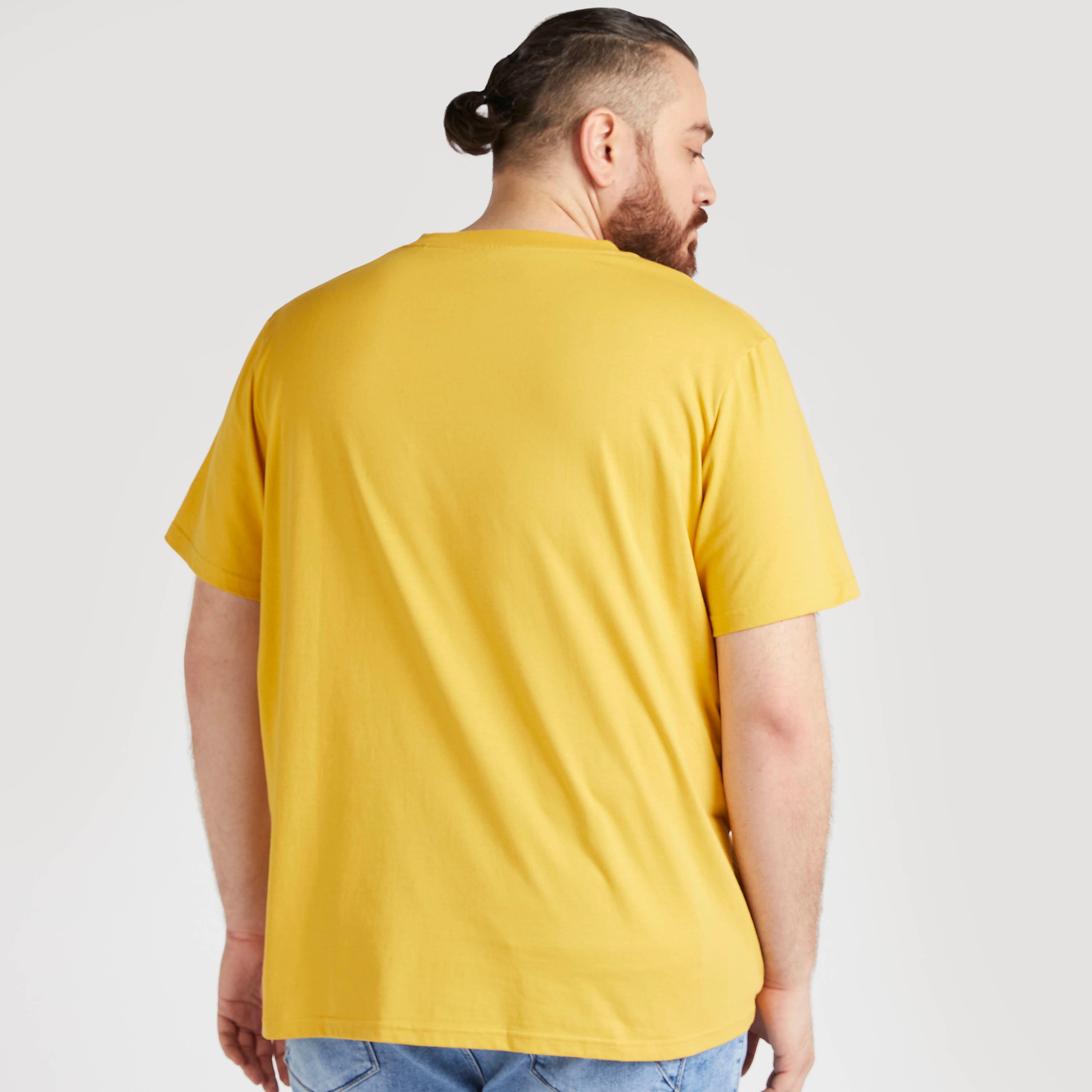 Typographic Print Crew Neck T-shirt with Short Sleeves-men-clothing-tshirtsandpolos-tshirts-image-4
