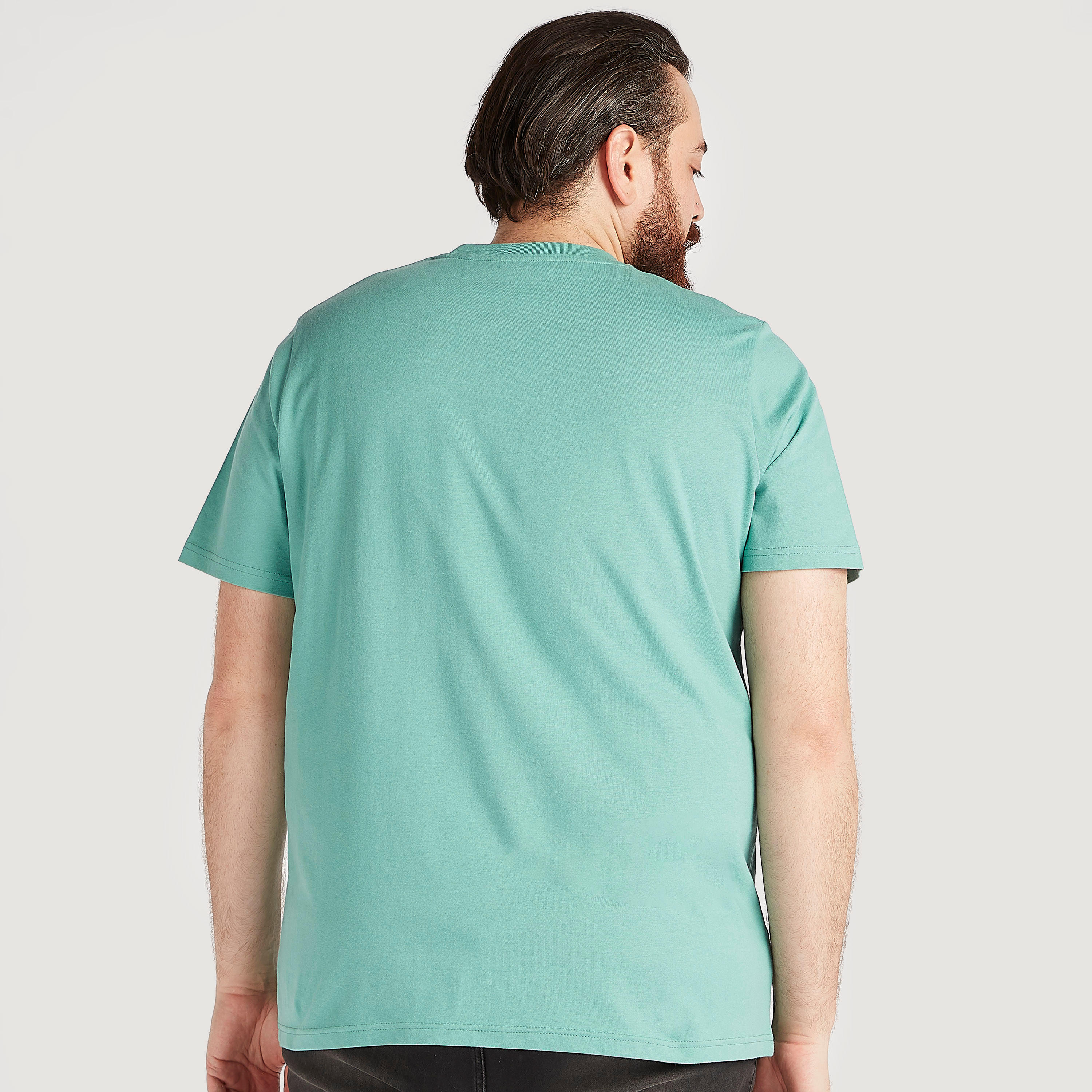 Printed T-shirt with Crew Neck and Short Sleeves-men-clothing-tshirtsandpolos-tshirts-image-4