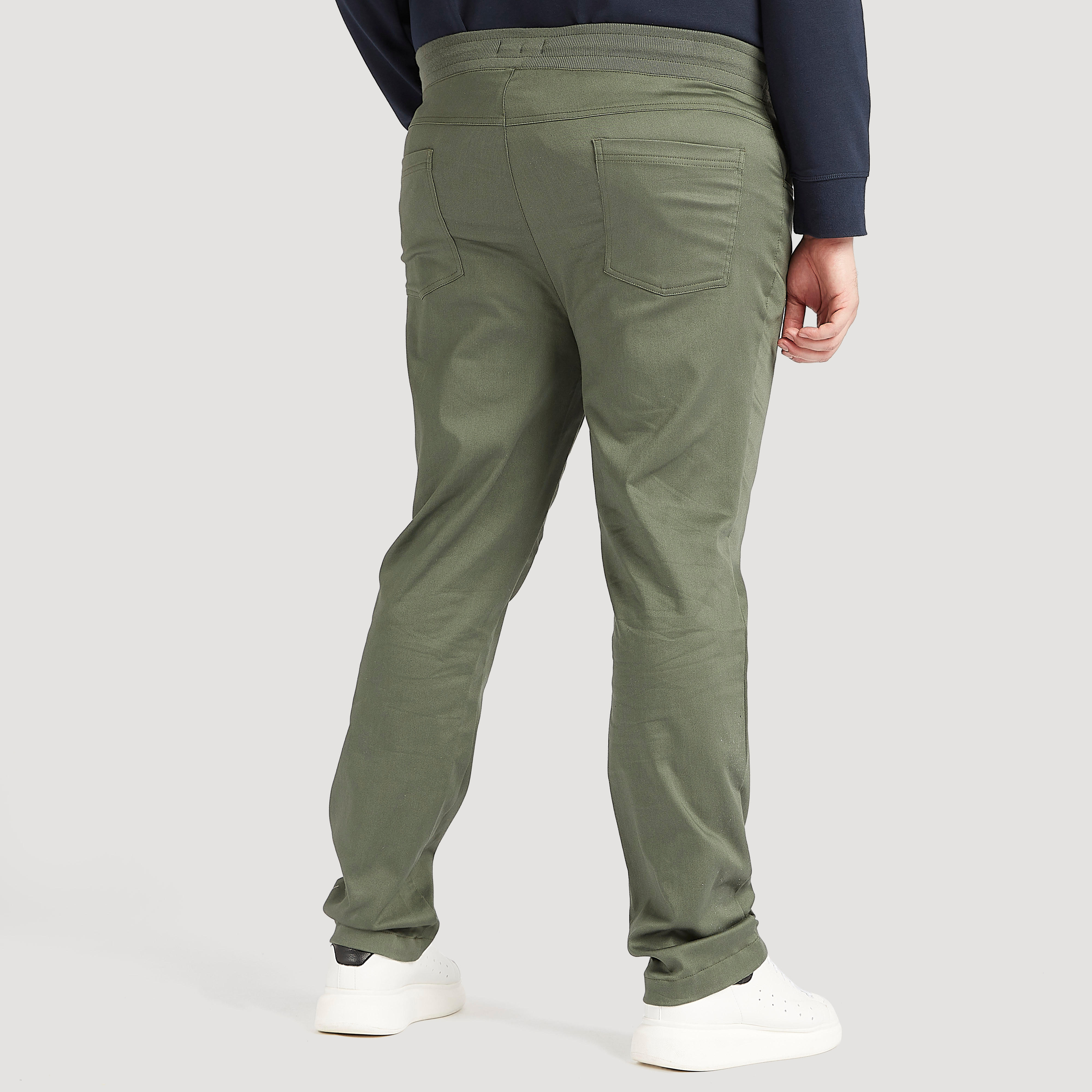 بنطلون رياضي سادة برباط إغلاق وجيوب-men-clothing-bottoms-joggers-image-2