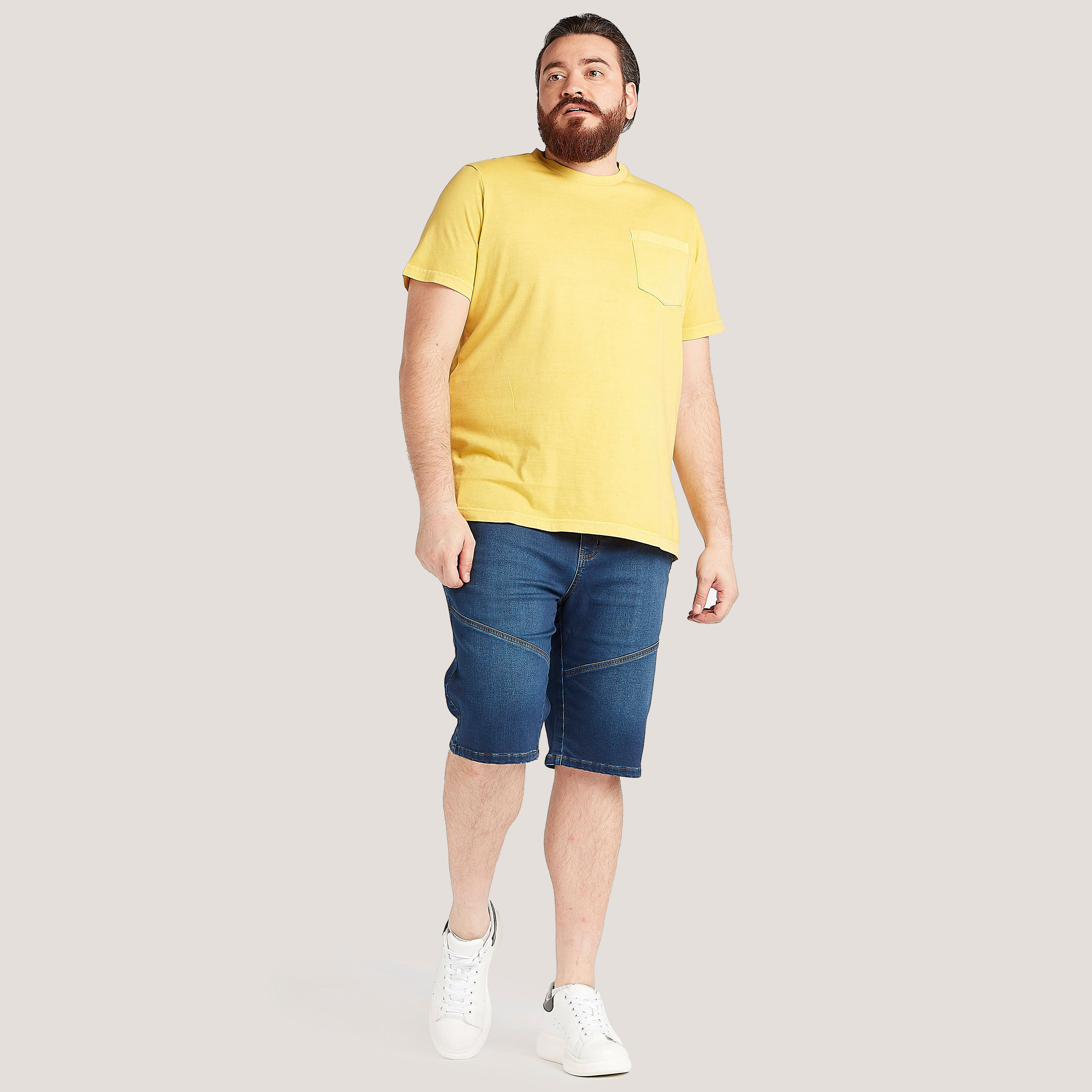 Solid T-shirt with Short Sleeves and Crew Neck-men-clothing-tshirtsandpolos-tshirts-image-2