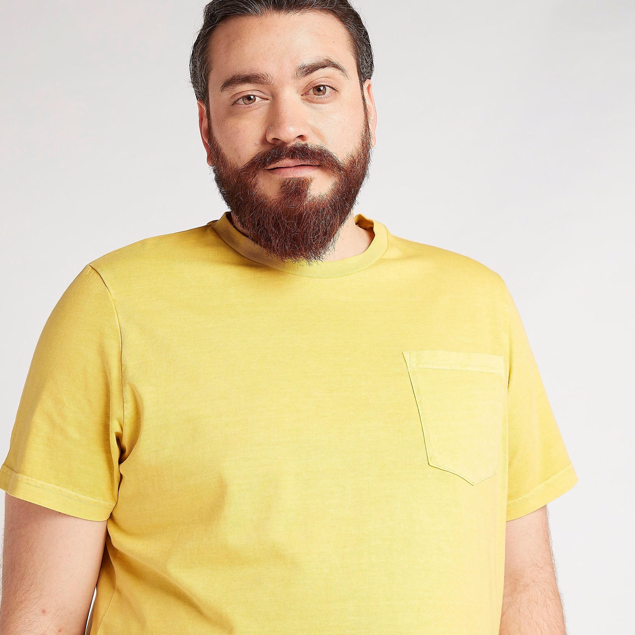 Solid T-shirt with Short Sleeves and Crew Neck-men-clothing-tshirtsandpolos-tshirts-image-3