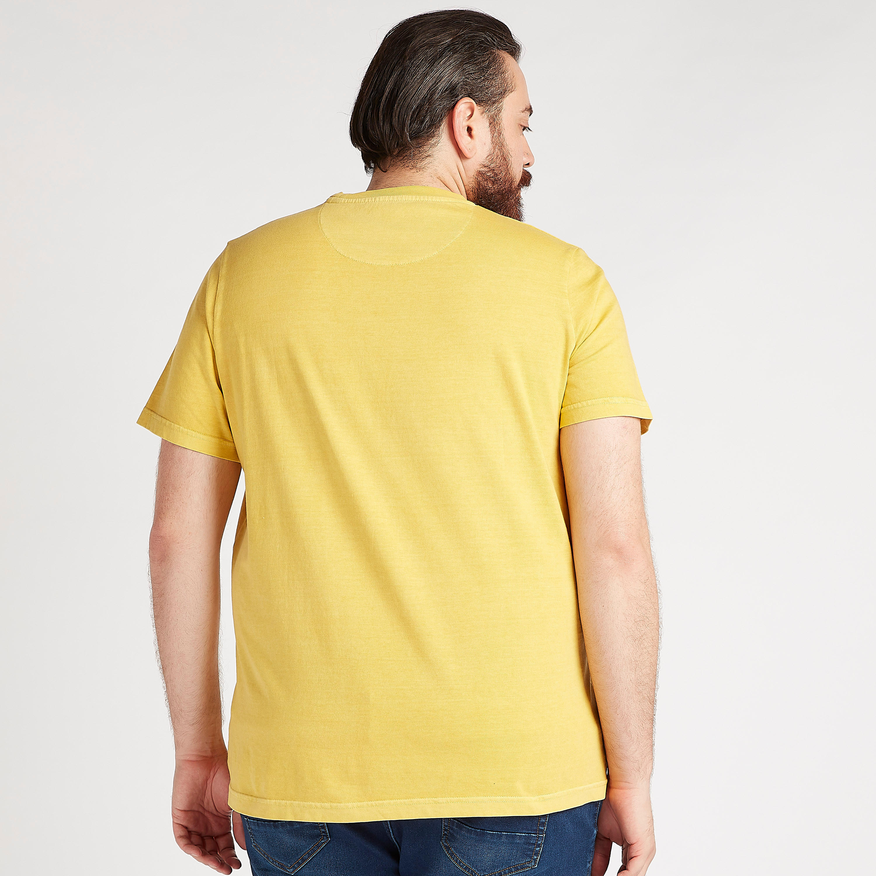 Solid T-shirt with Short Sleeves and Crew Neck-men-clothing-tshirtsandpolos-tshirts-image-4